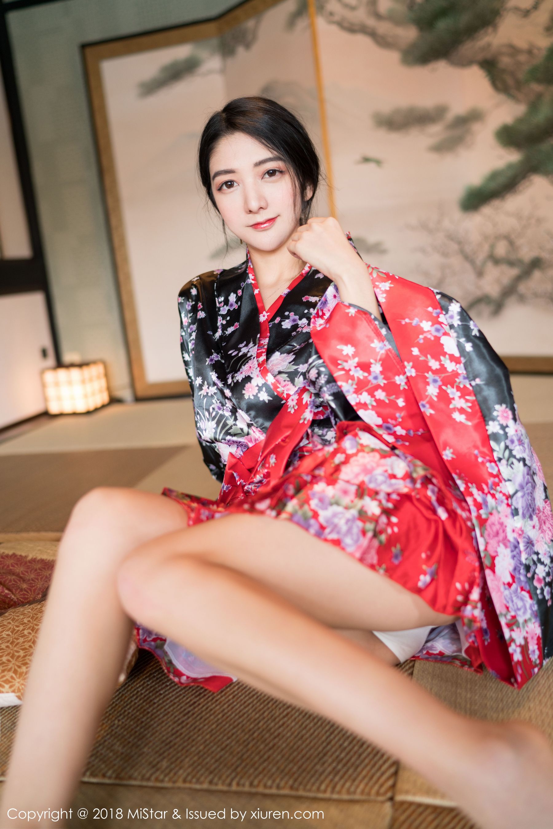 小热巴《开背毛衣+和服+OL职场》 [魅妍社MiStar] VOL.213