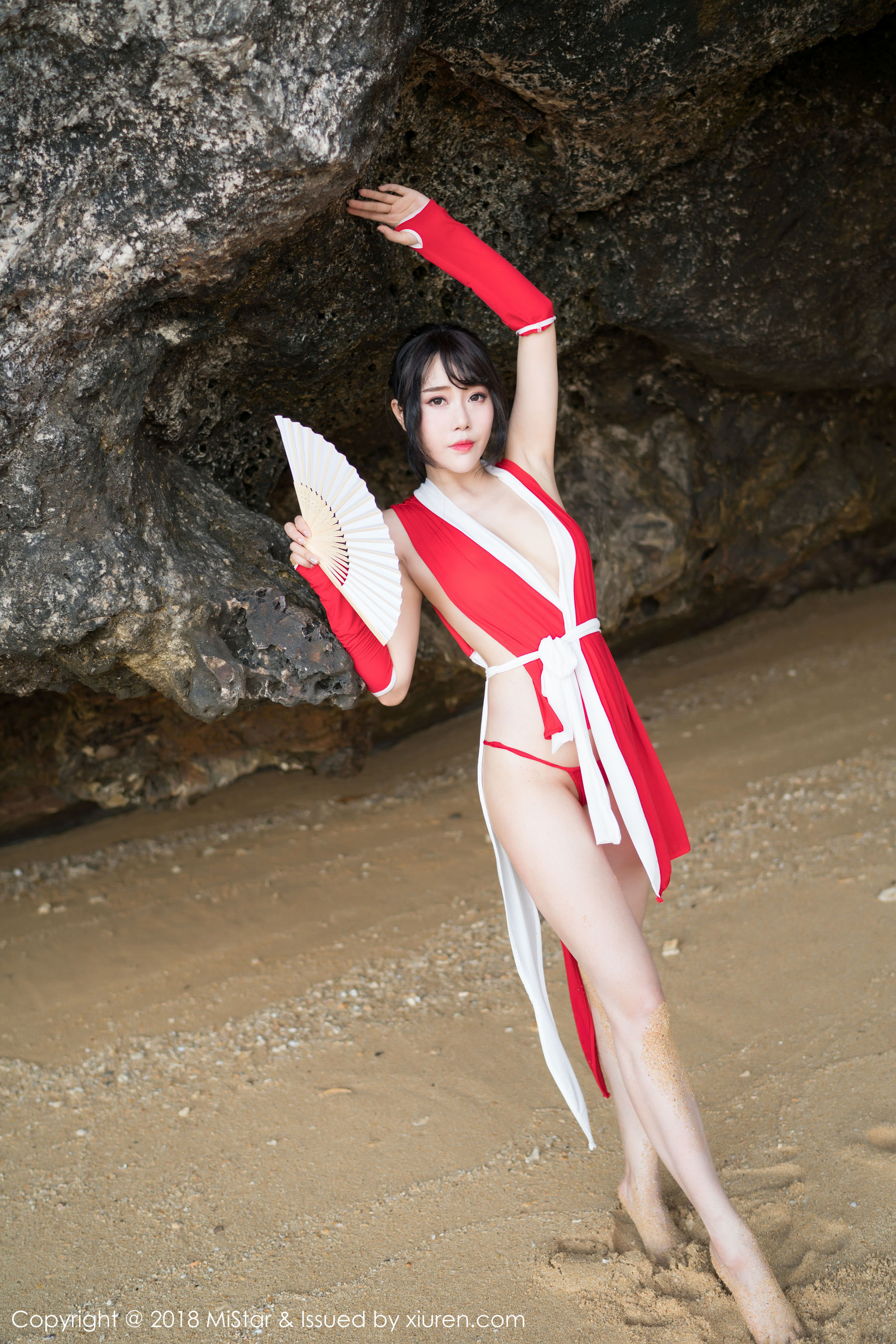 兜豆靓Youlina《外拍COS不知火舞与DVA》 [魅妍社MiStar] VOL.215