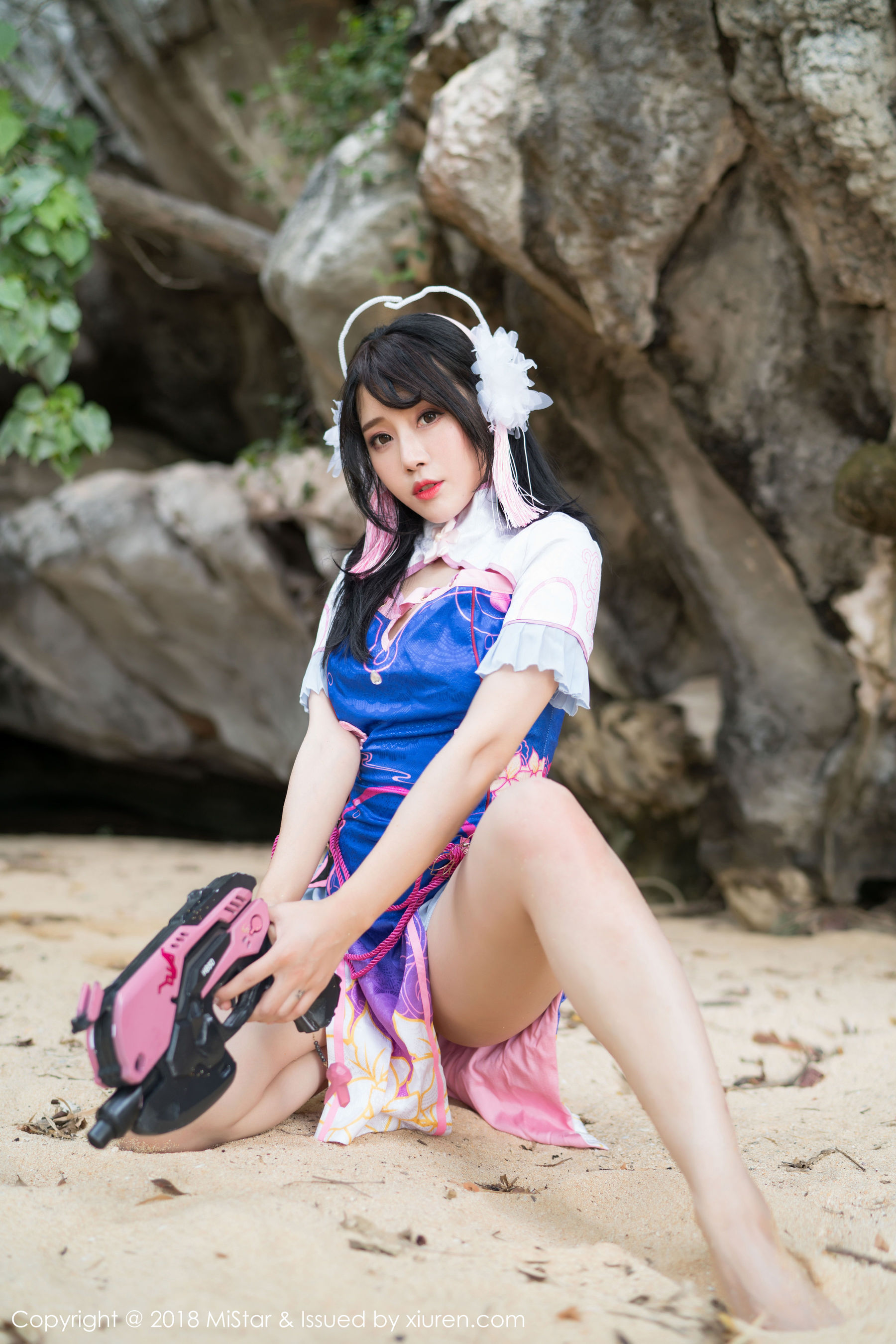 兜豆靓Youlina《外拍COS不知火舞与DVA》 [魅妍社MiStar] VOL.215