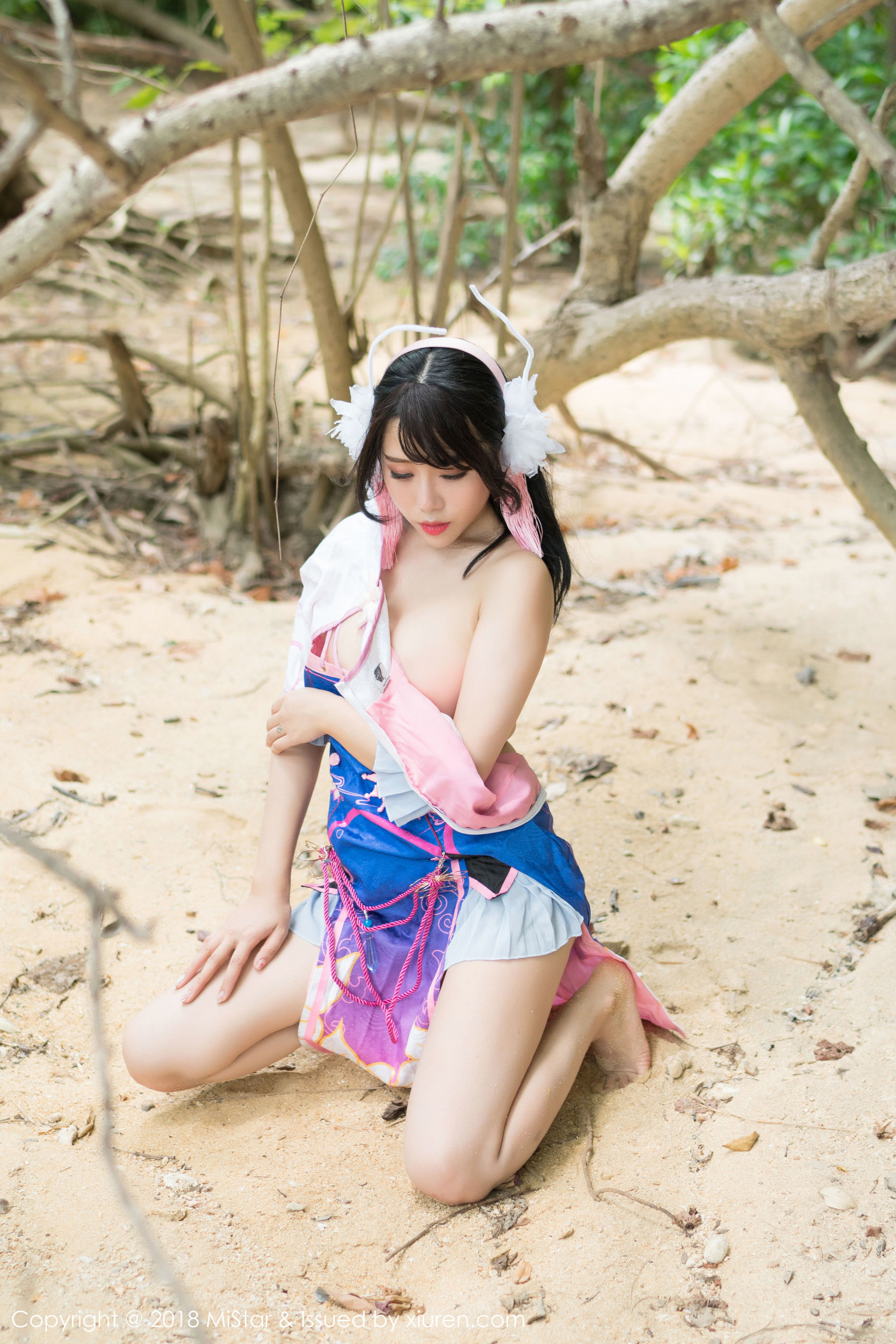 兜豆靓Youlina《外拍COS不知火舞与DVA》 [魅妍社MiStar] VOL.215