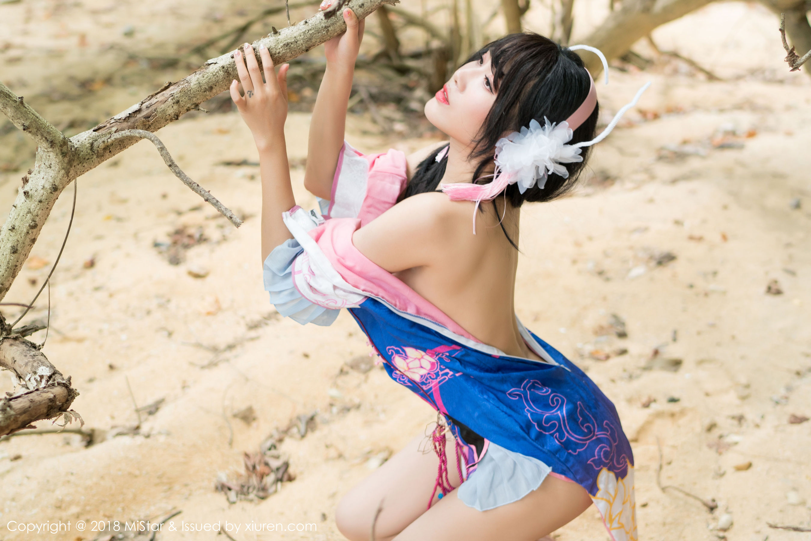 兜豆靓Youlina《外拍COS不知火舞与DVA》 [魅妍社MiStar] VOL.215