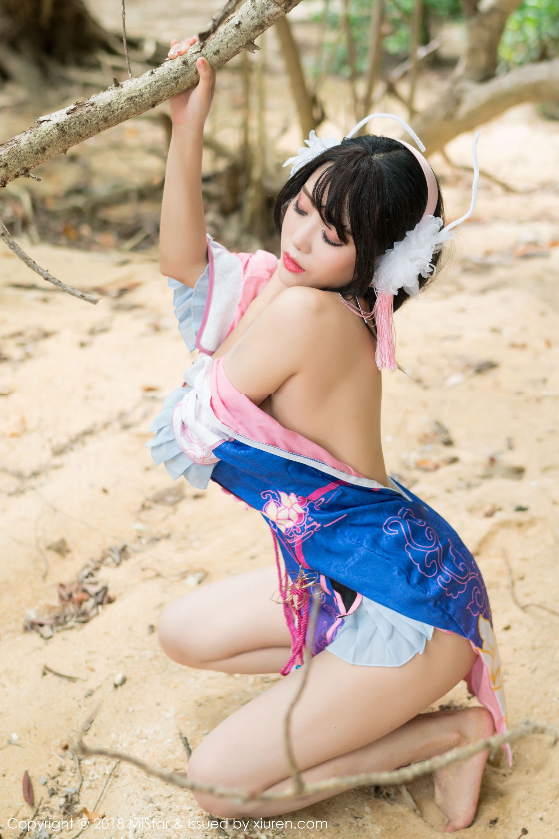 兜豆靓Youlina《外拍COS不知火舞与DVA》 [魅妍社MiStar] VOL.215