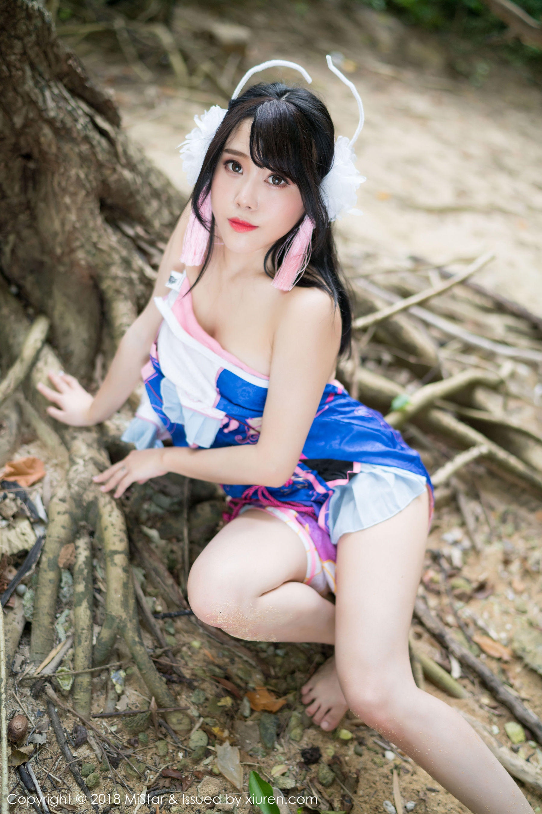 兜豆靓Youlina《外拍COS不知火舞与DVA》 [魅妍社MiStar] VOL.215