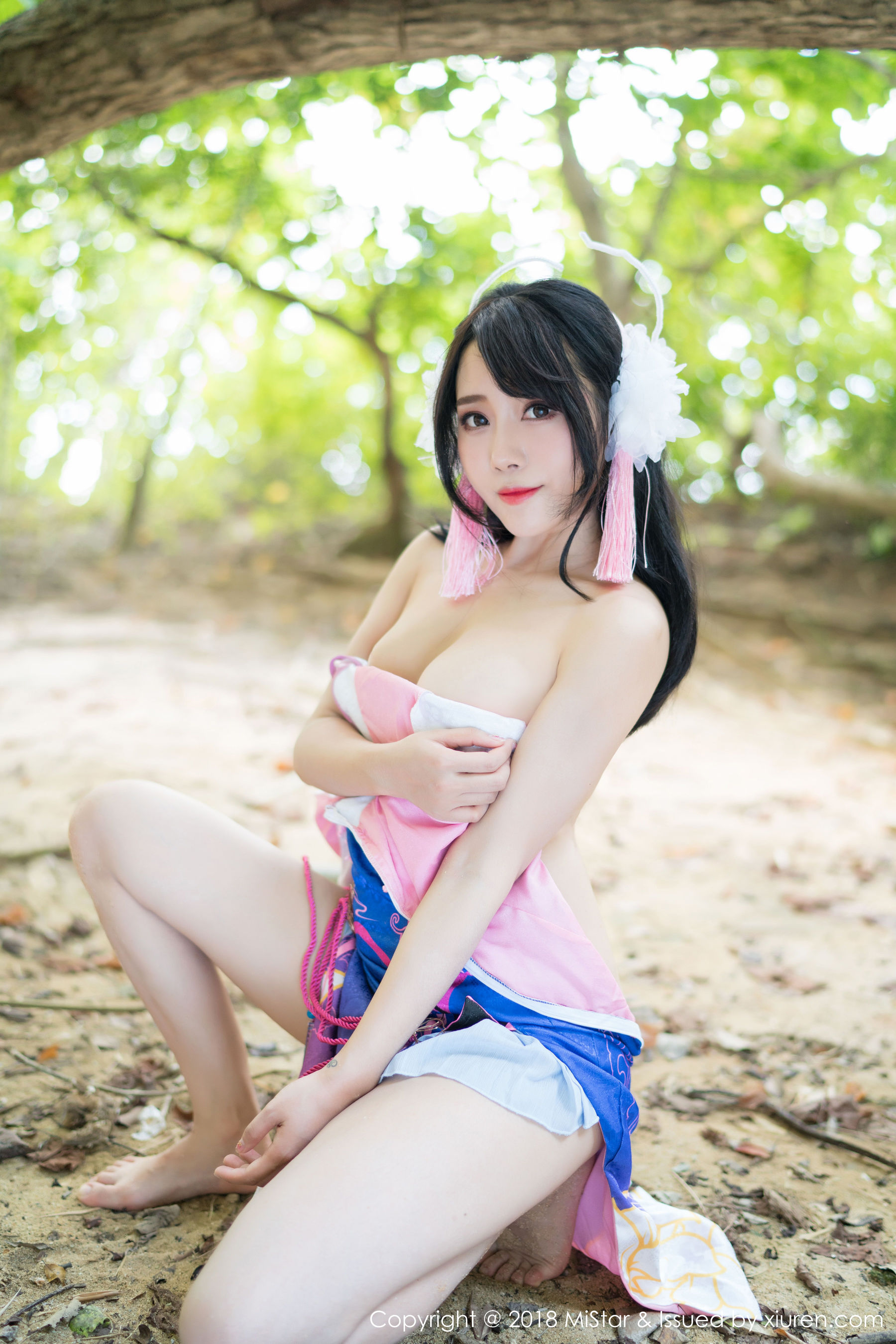 兜豆靓Youlina《外拍COS不知火舞与DVA》 [魅妍社MiStar] VOL.215