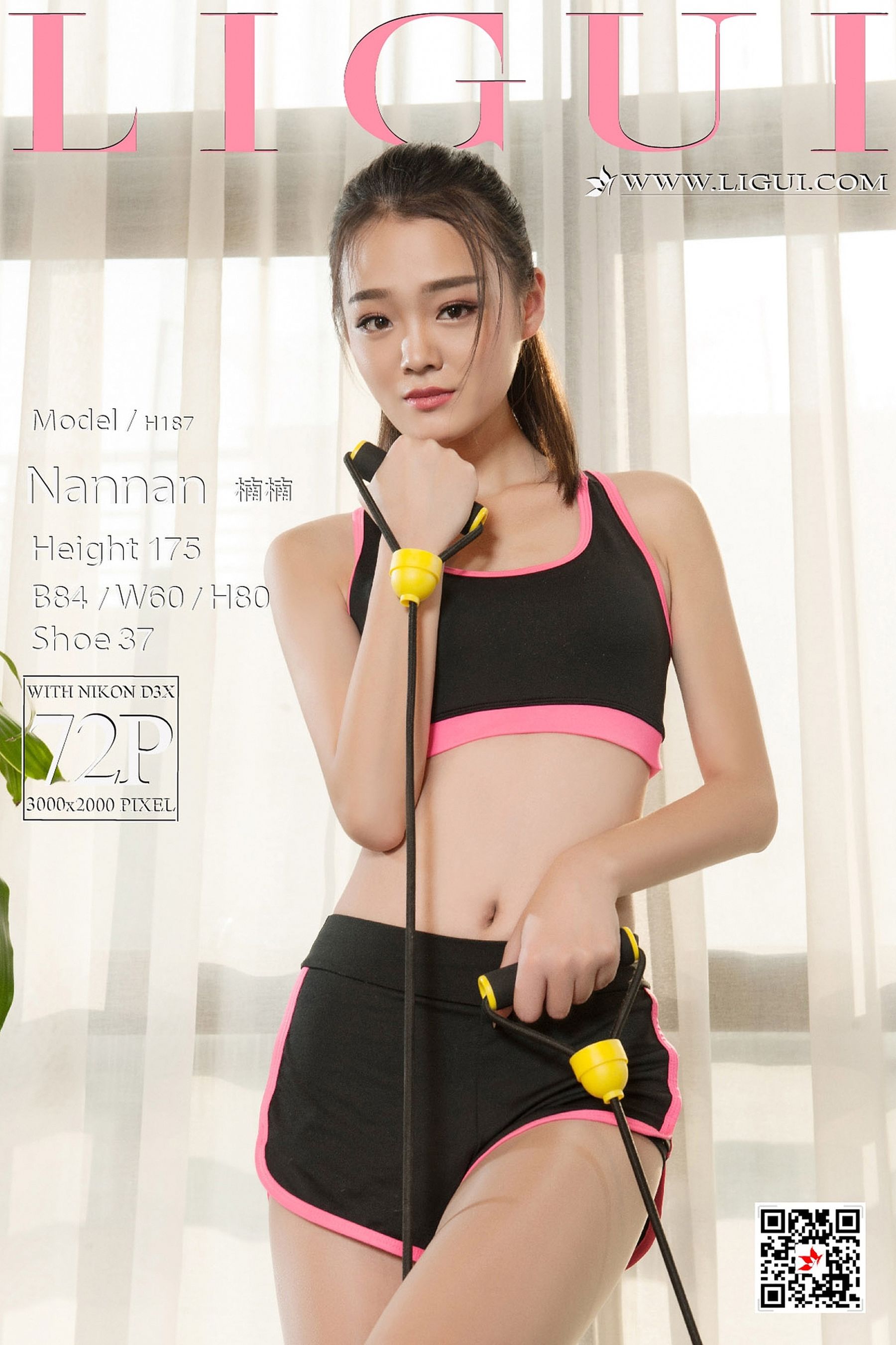 Model 足模楠楠《健身美足》 [丽柜Ligui]