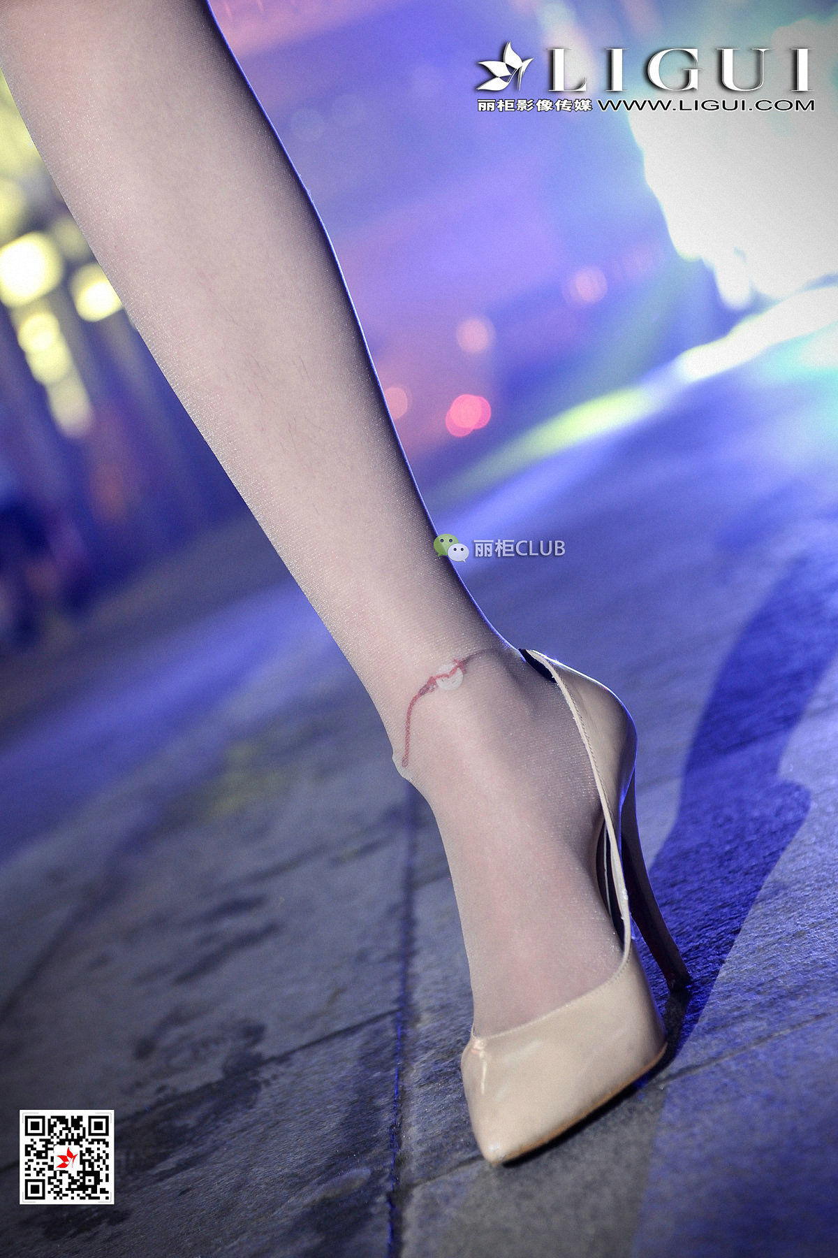 腿模凌凌《美腿夜拍》 [丽柜Ligui]