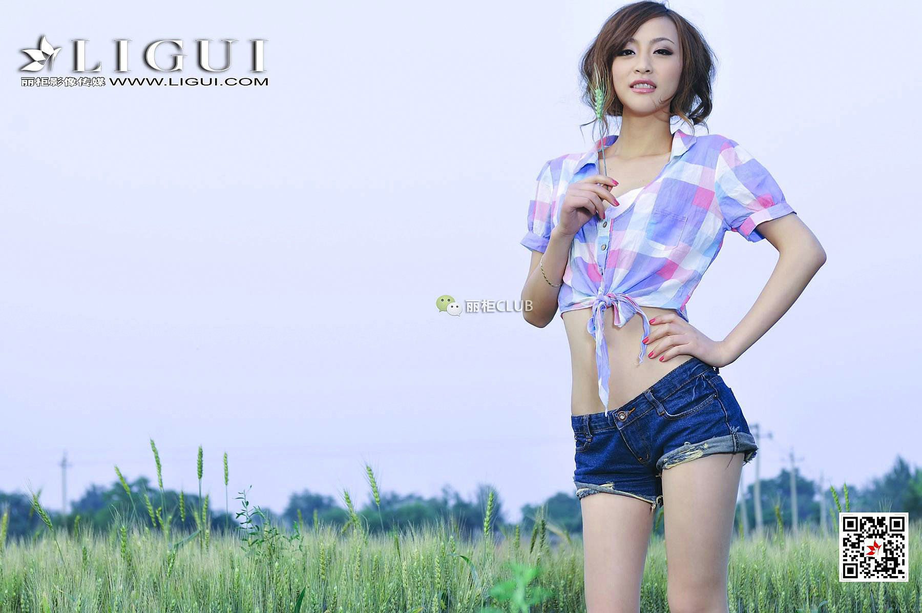 腿模童蕾《麦田美腿》 [丽柜Ligui]