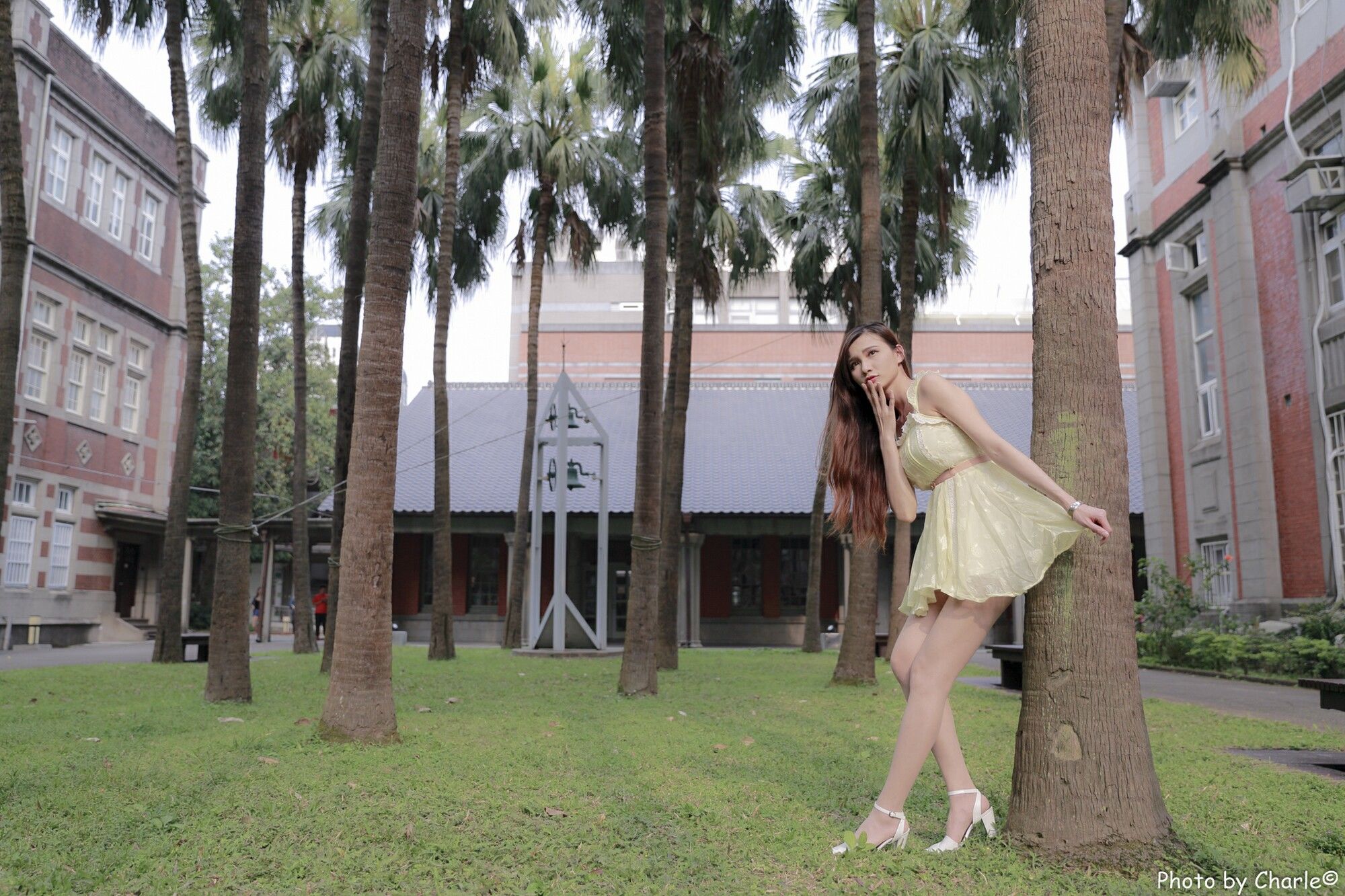 [台湾正妹] 蔡译心Candice《師範大學外拍》3套服装