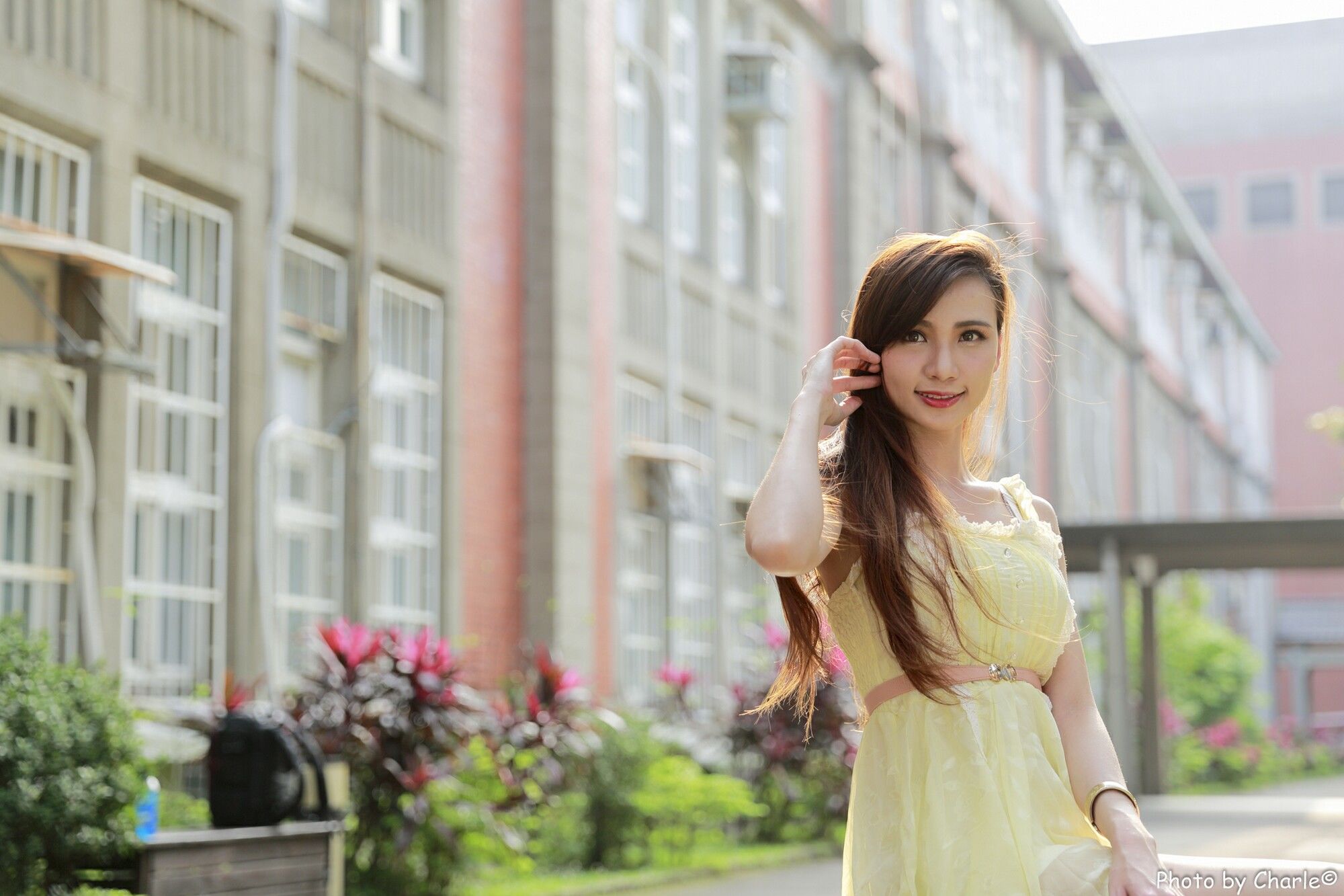 [台湾正妹] 蔡译心Candice《師範大學外拍》3套服装