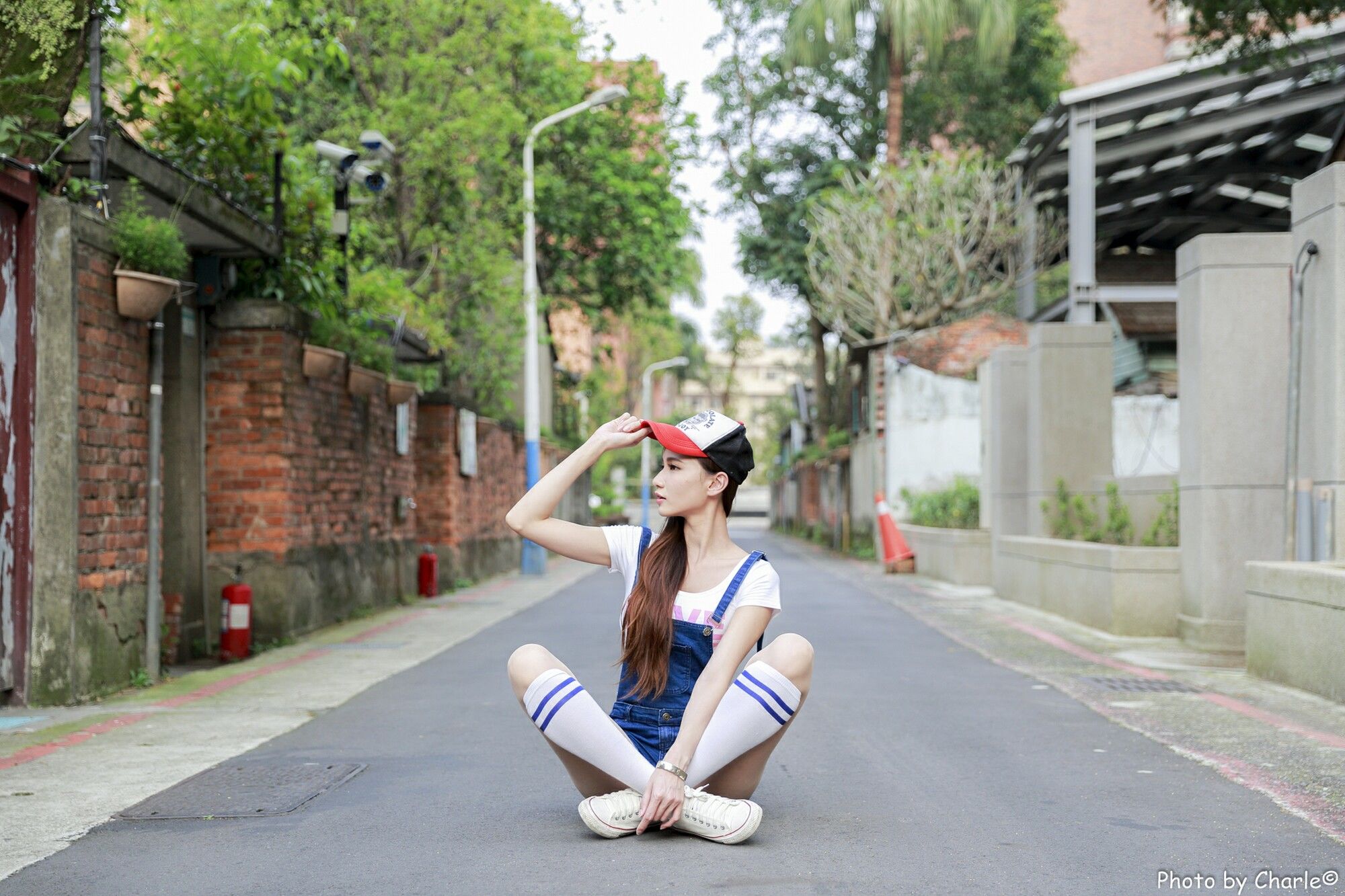 [台湾正妹] 蔡译心Candice《師範大學外拍》3套服装