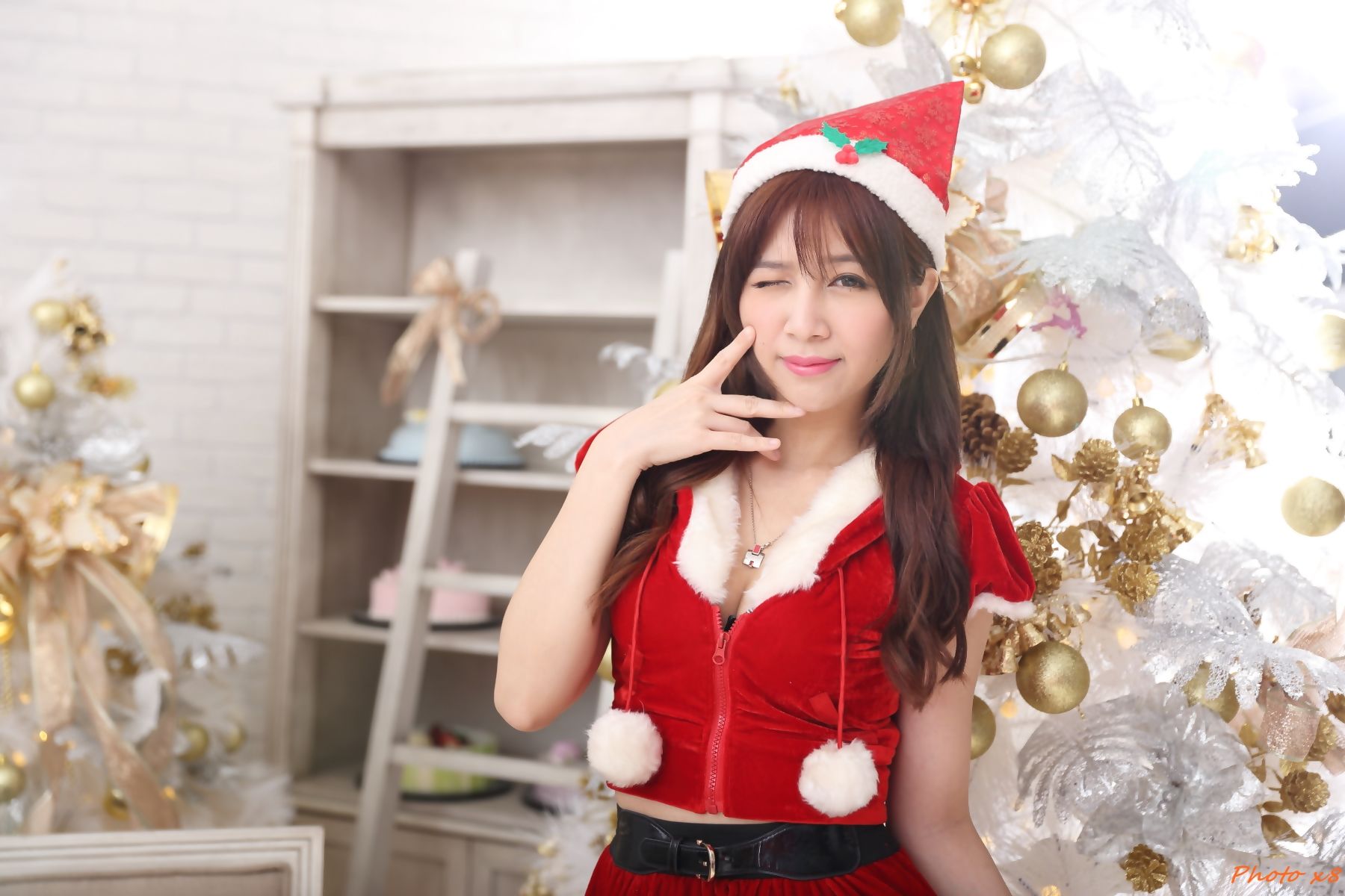 [台湾正妹] Ann 圣诞女郎