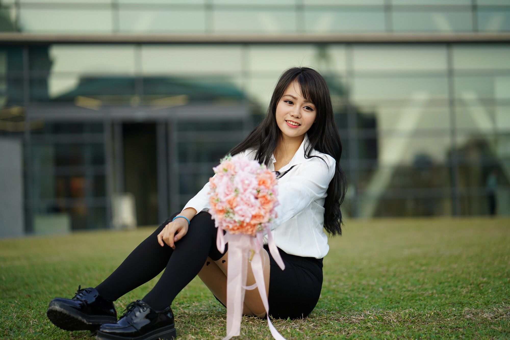 [台湾网红美女] Candy孙卉彤《亚洲大学外拍》