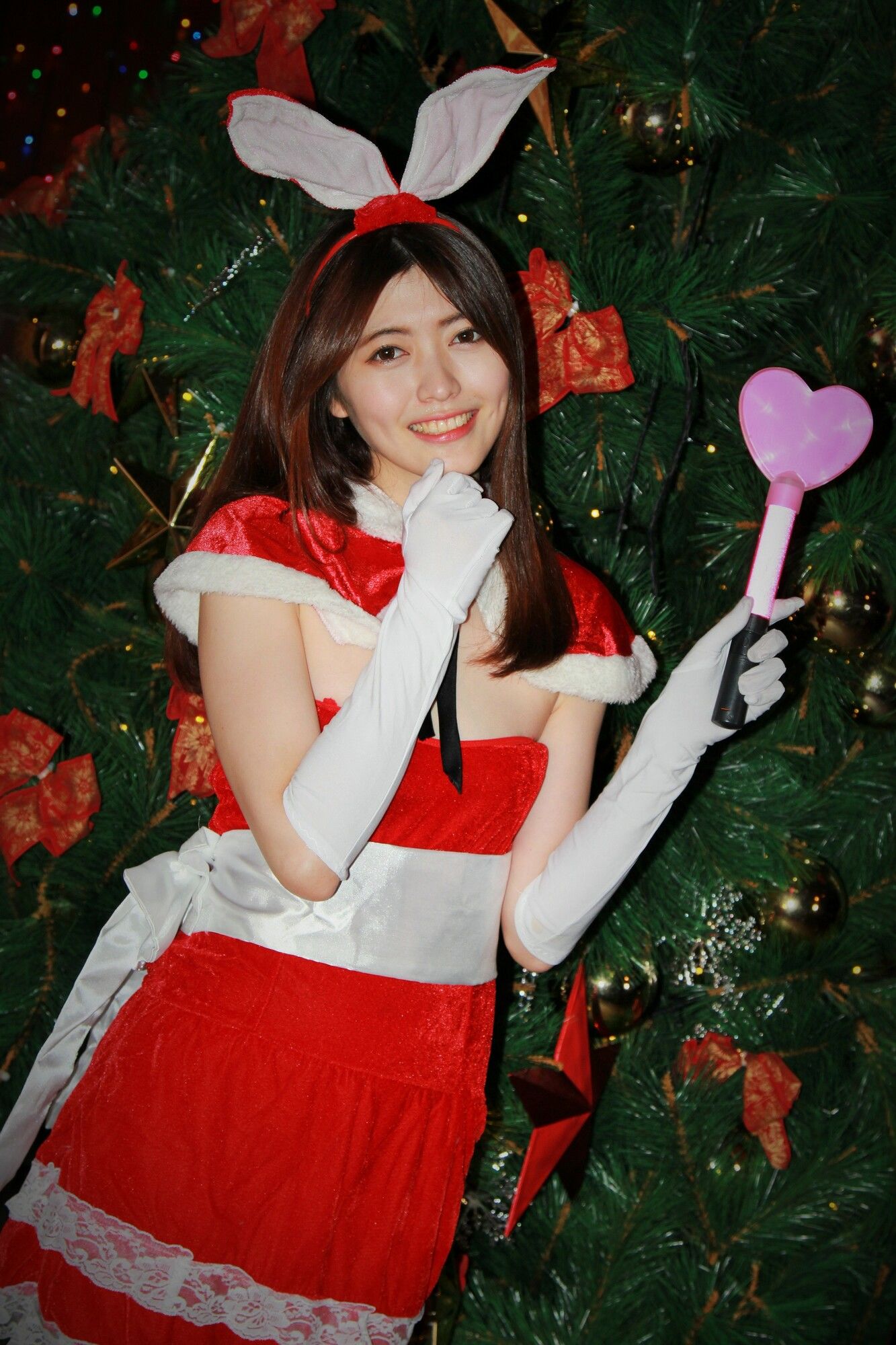 [台湾网红美女] 黄品瑄《板橋耶誕城夜拍》
