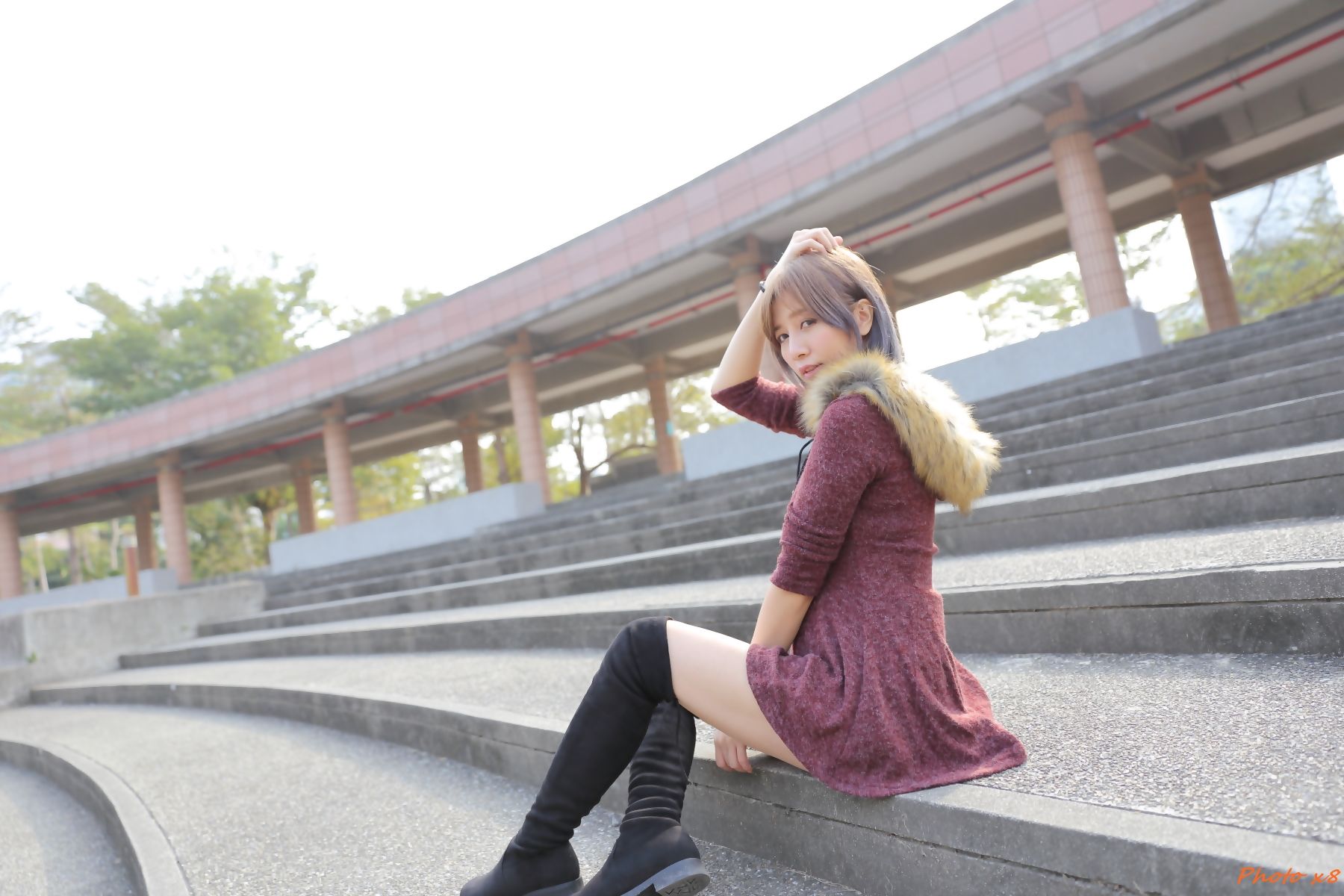 [台湾网红美女] Ann 外拍三套服饰