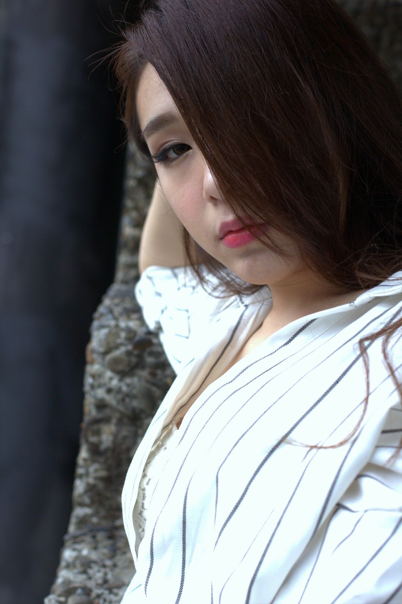 [台湾网红美女] Baby66 黑丝街拍