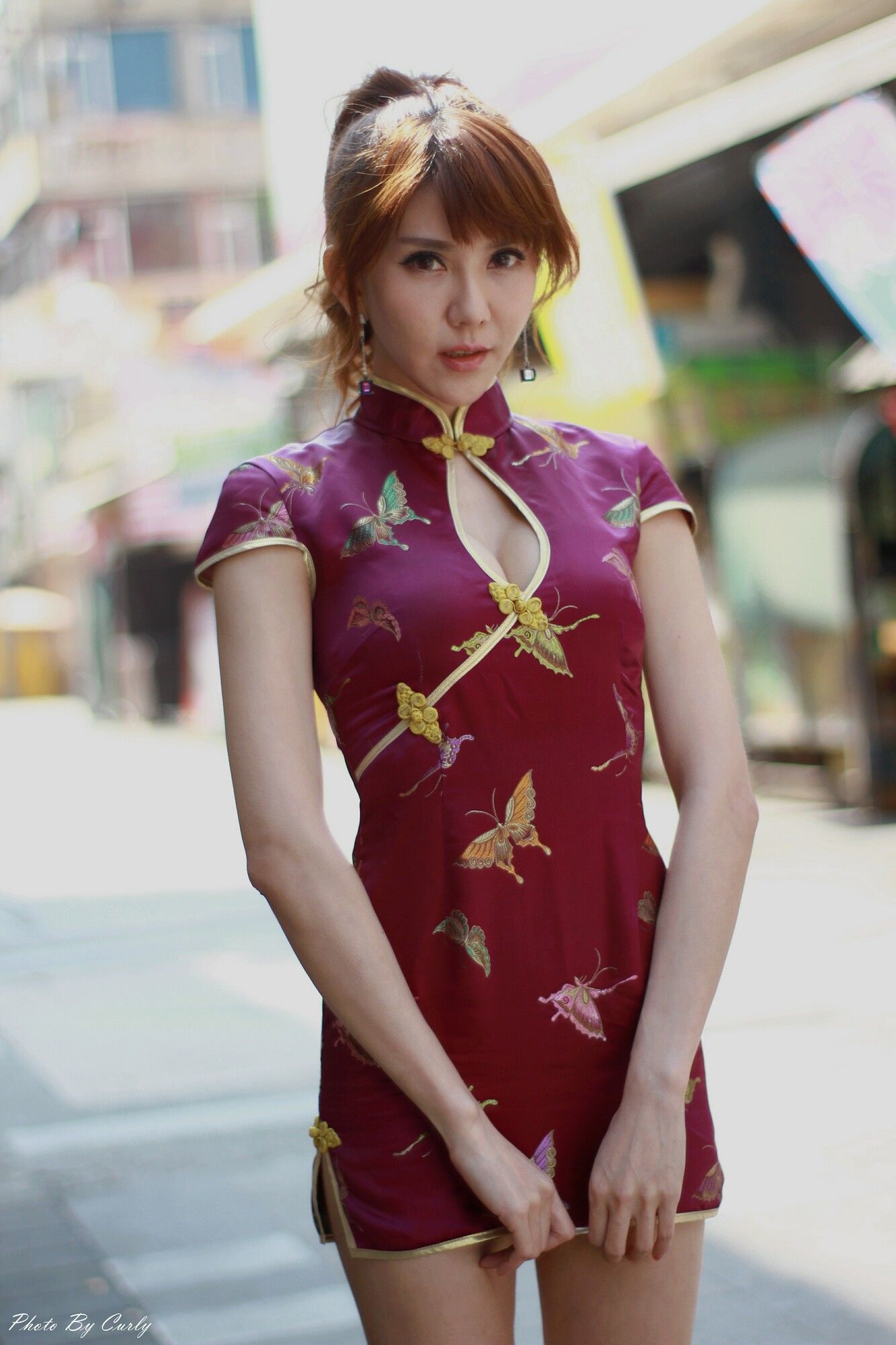 [台湾网红美女] 黄淑华Maggie《新崛江商圈-旗袍系列》