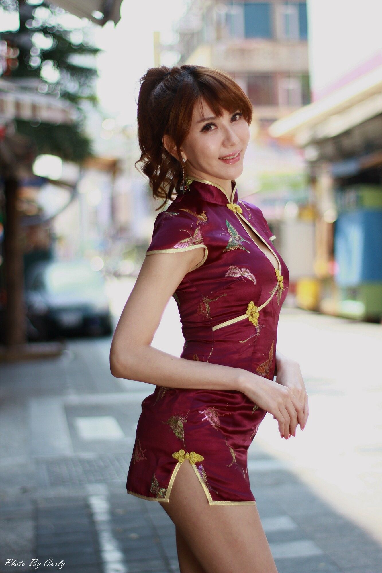 [台湾网红美女] 黄淑华Maggie《新崛江商圈-旗袍系列》