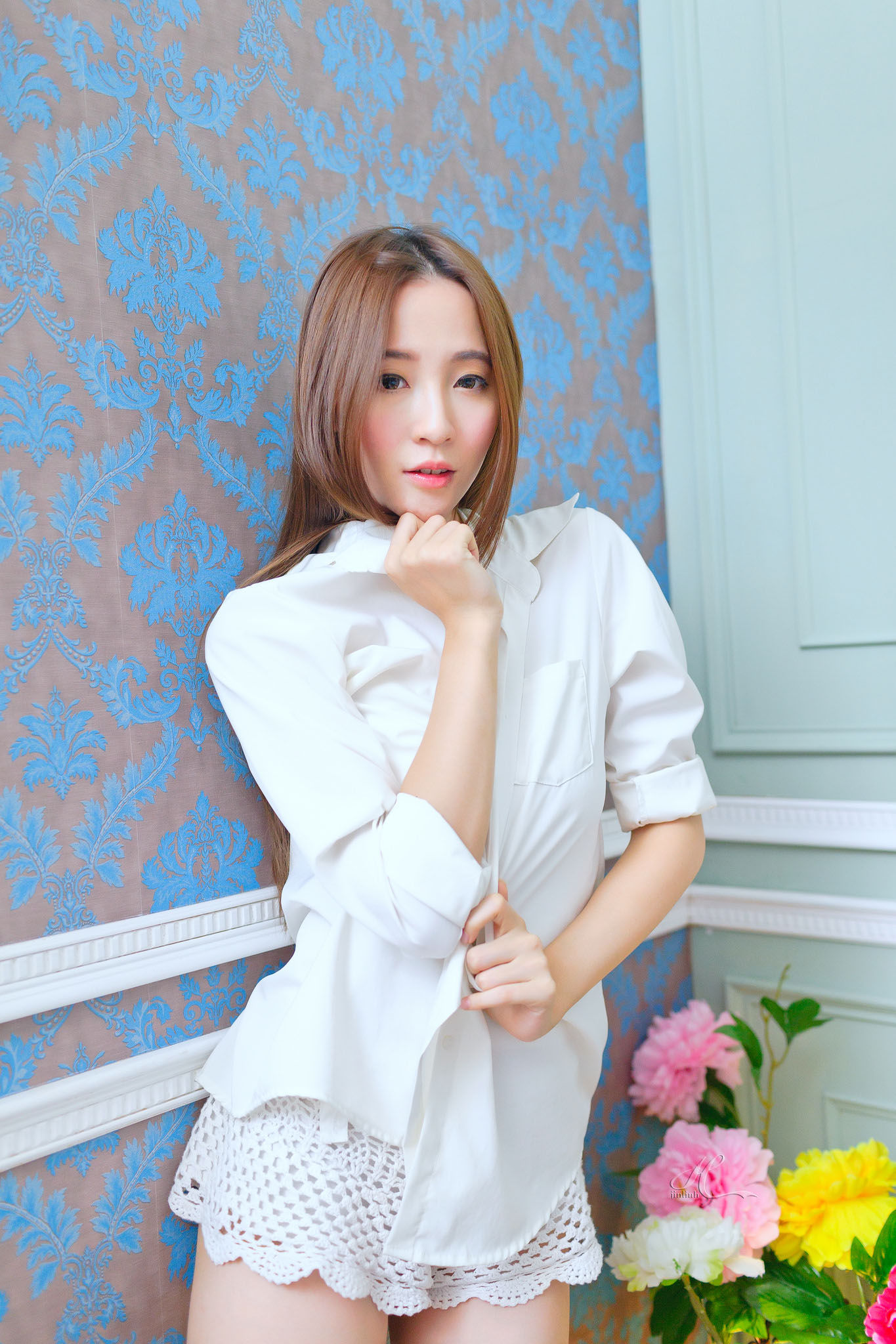 [台湾网红美女] Anber小安柏 时尚棚拍