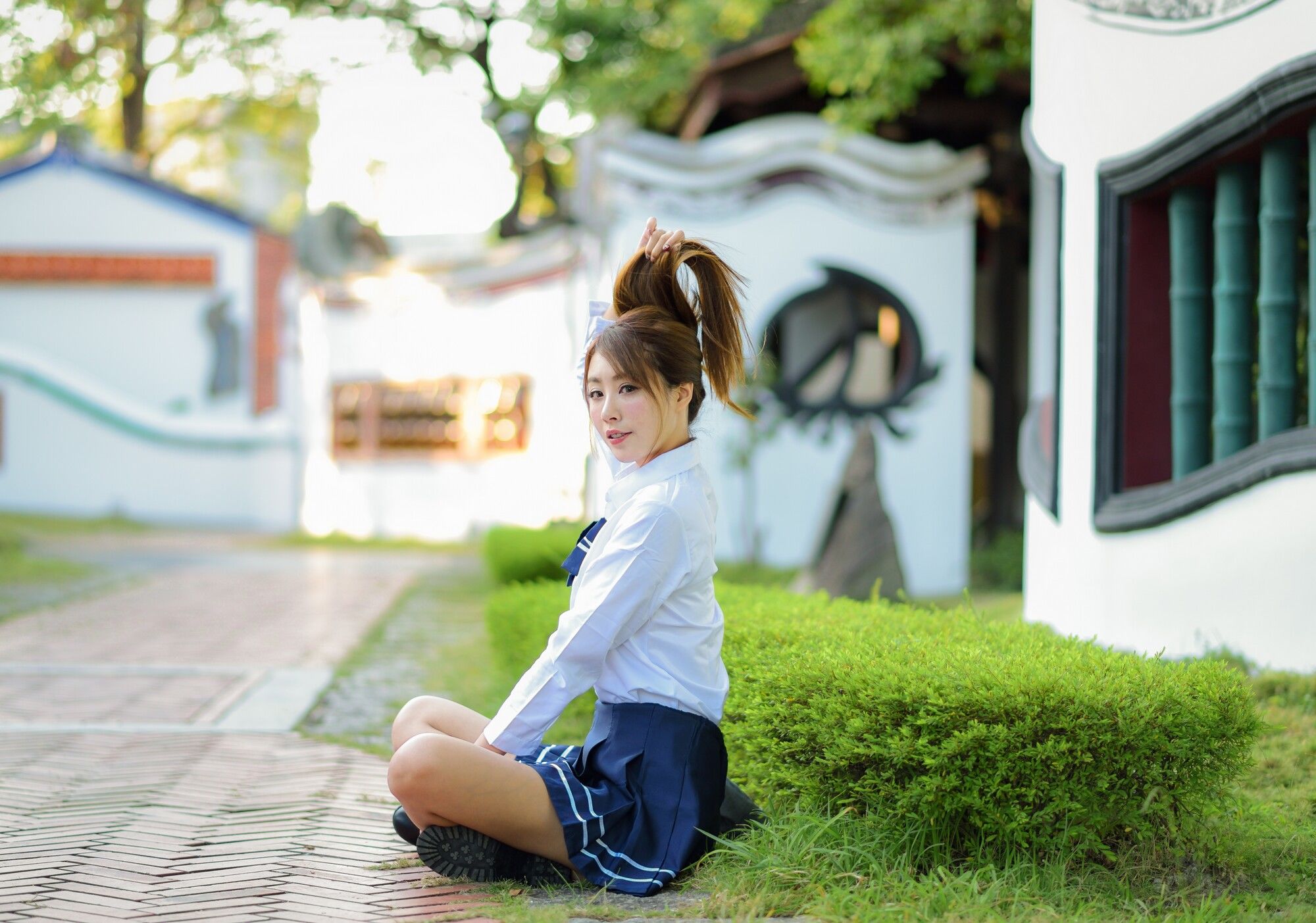 [台湾嫩模] Miso夏晴《古典旗袍+清新校服》