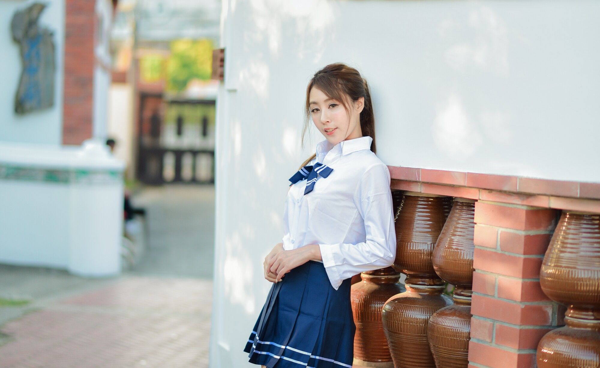 [台湾嫩模] Miso夏晴《古典旗袍+清新校服》