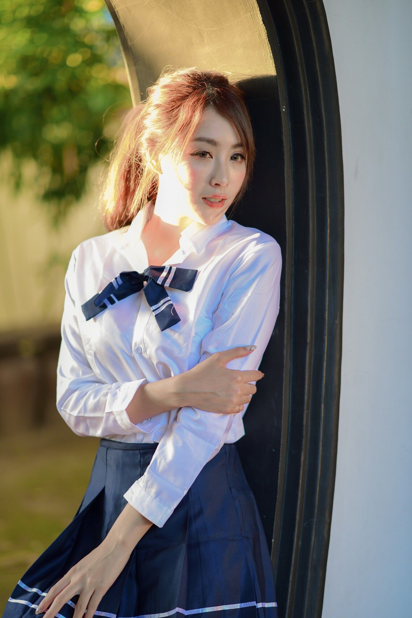 [台湾嫩模] Miso夏晴《古典旗袍+清新校服》