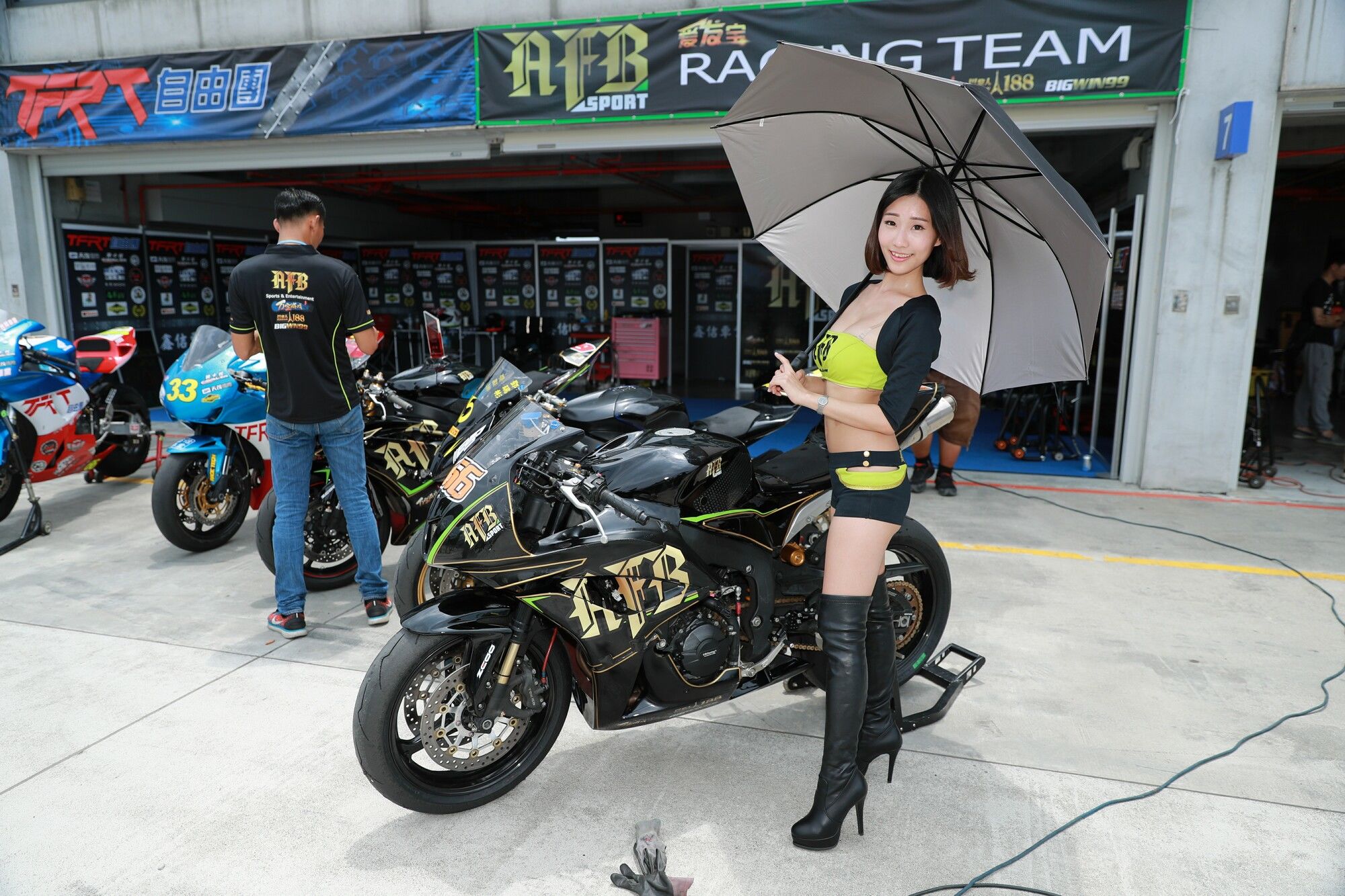 [台湾嫩模展会系列] TSF-R2台灣大賽車第二站 图片合集