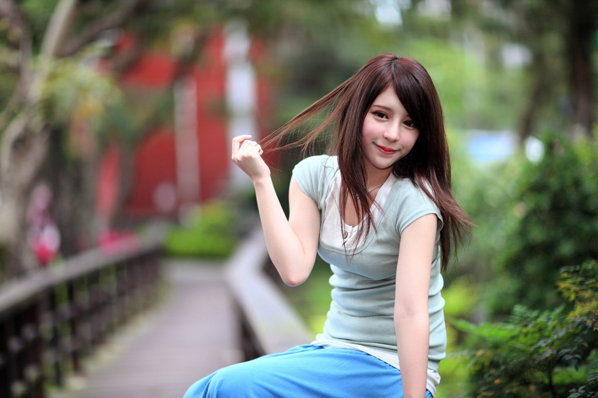 [台湾正妹] 张齐郡JULIE -  小清新外拍