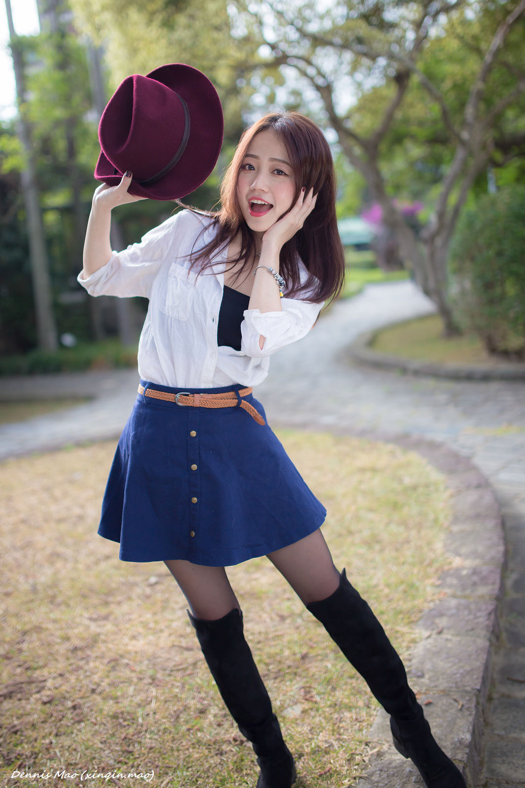 [台湾正妹] 思綺《雙溪公園(三套服装）》