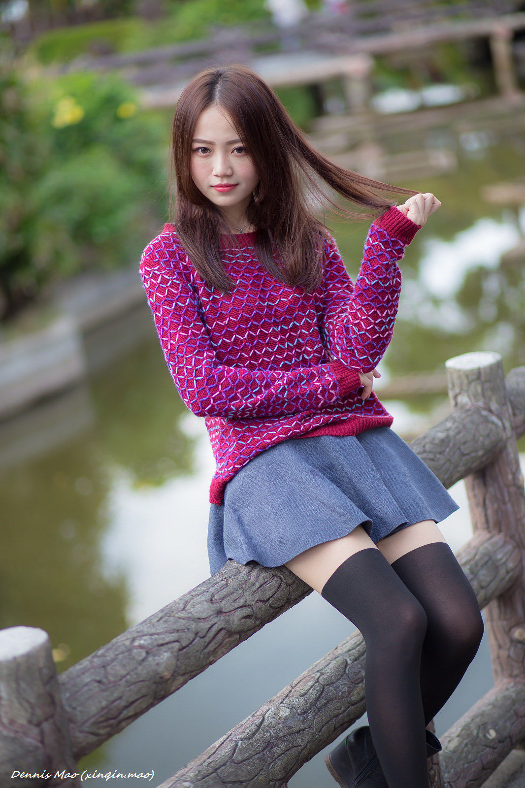 [台湾正妹] 思綺《雙溪公園(三套服装）》