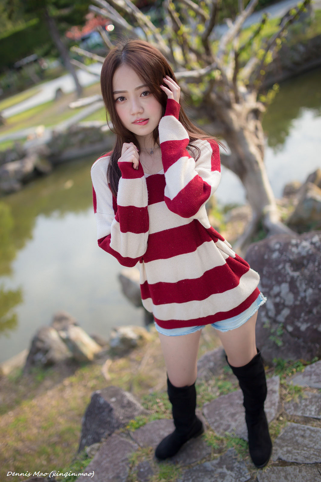 [台湾正妹] 思綺《雙溪公園(三套服装）》