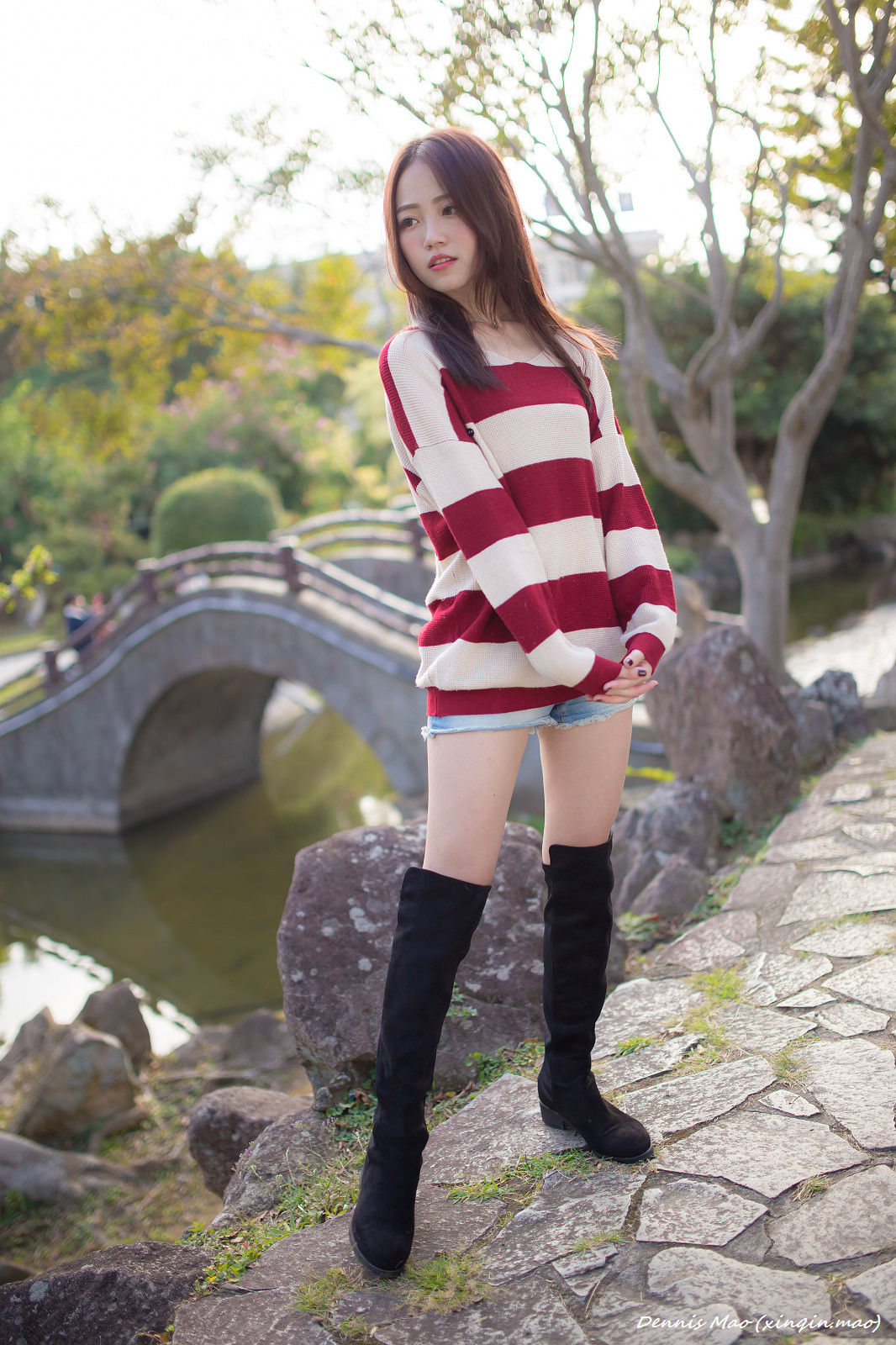 [台湾正妹] 思綺《雙溪公園(三套服装）》