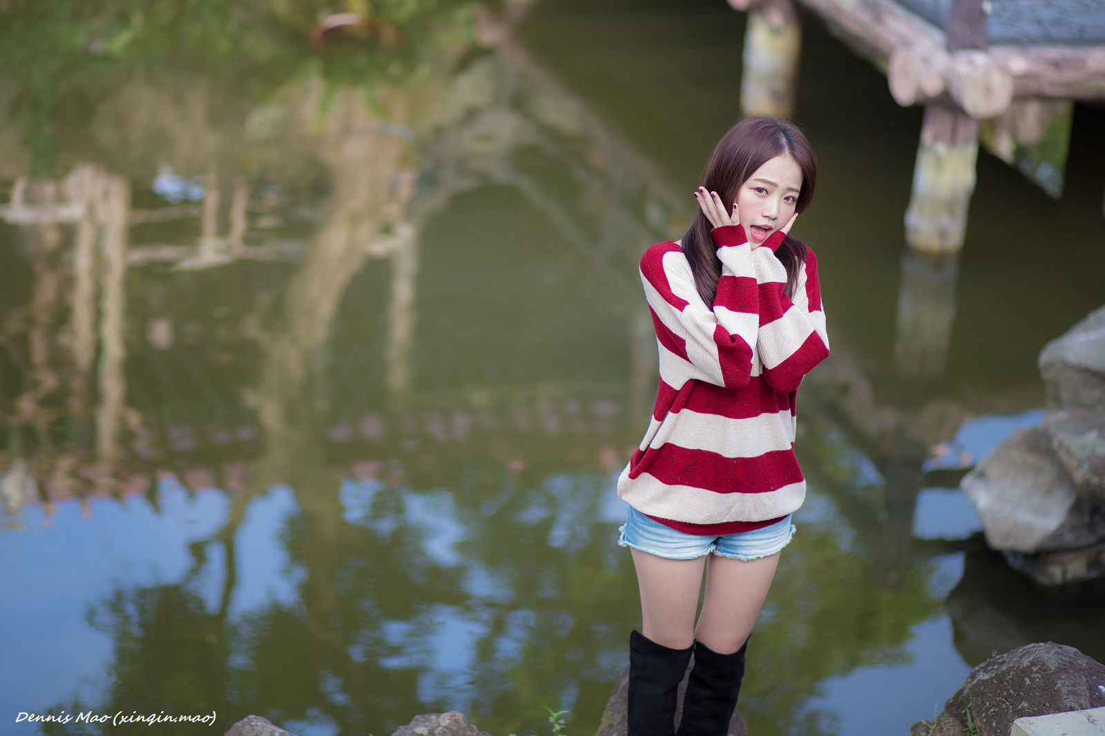 [台湾正妹] 思綺《雙溪公園(三套服装）》