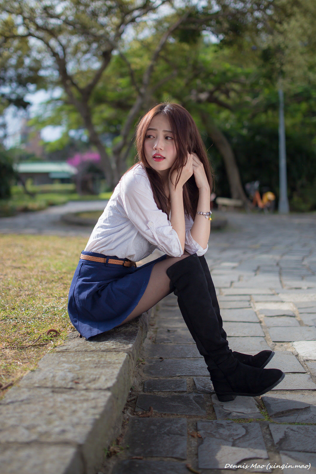[台湾正妹] 思綺《雙溪公園(三套服装）》