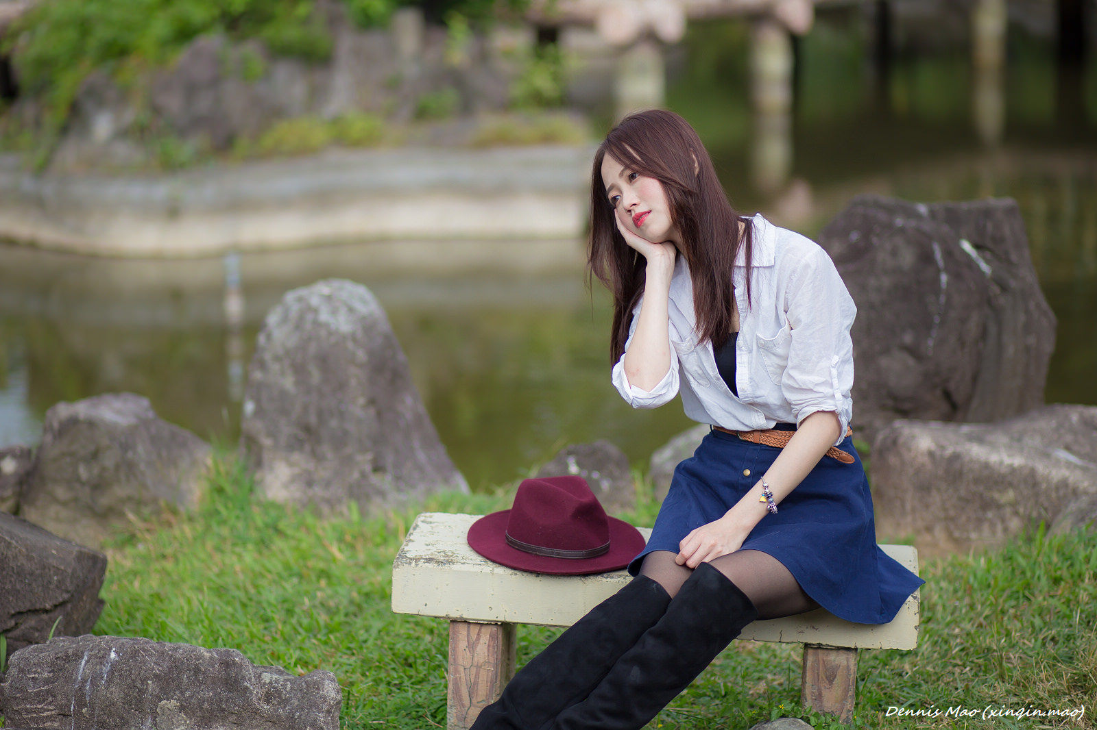 [台湾正妹] 思綺《雙溪公園(三套服装）》