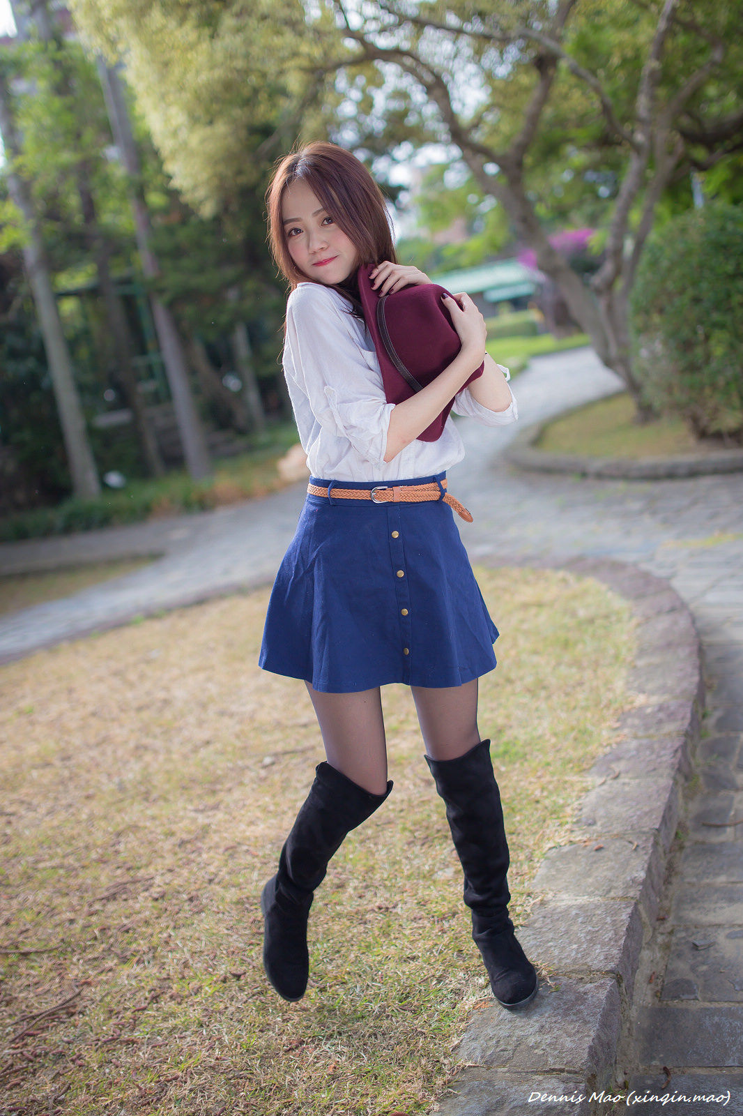 [台湾正妹] 思綺《雙溪公園(三套服装）》