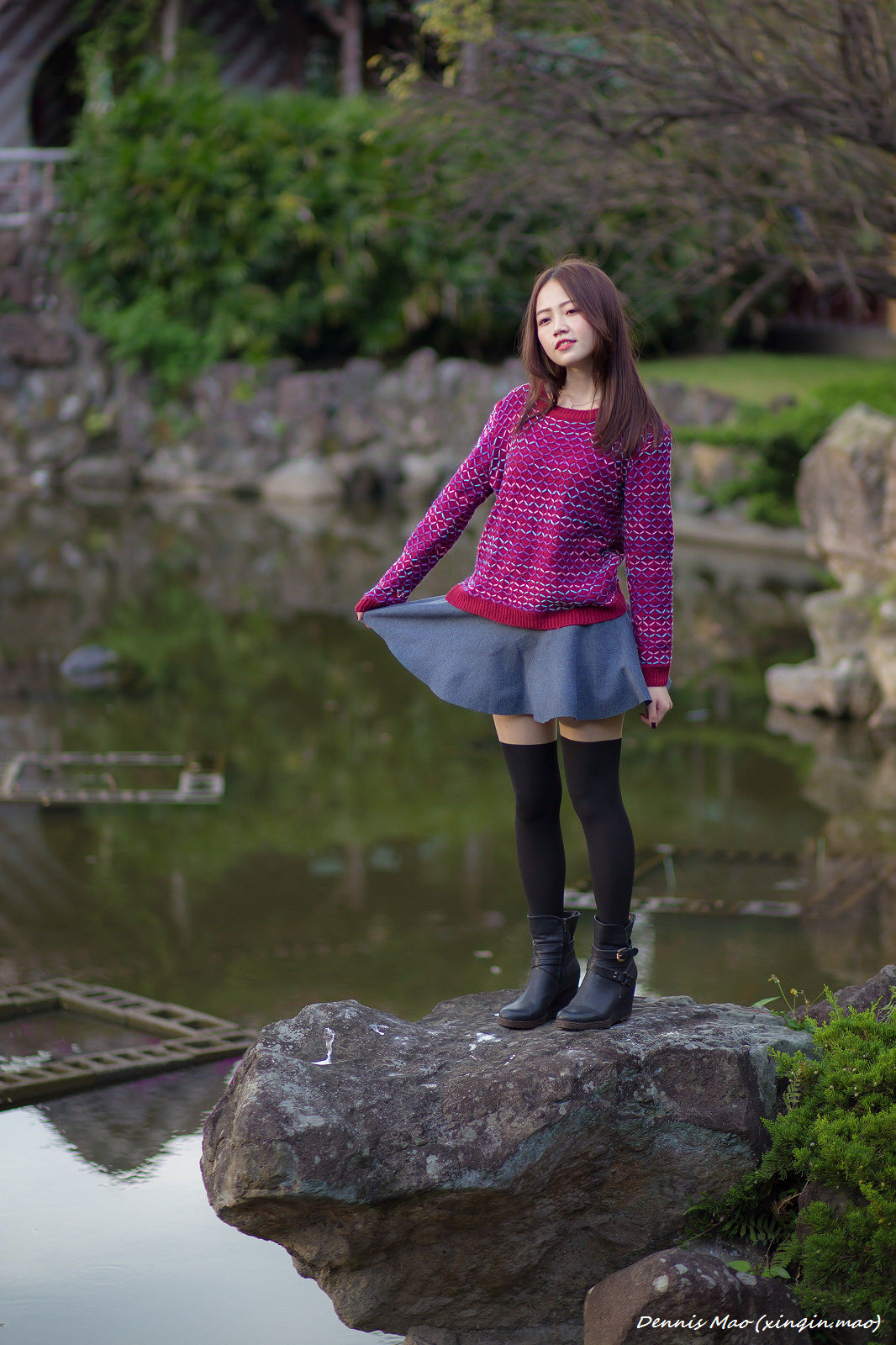 [台湾正妹] 思綺《雙溪公園(三套服装）》