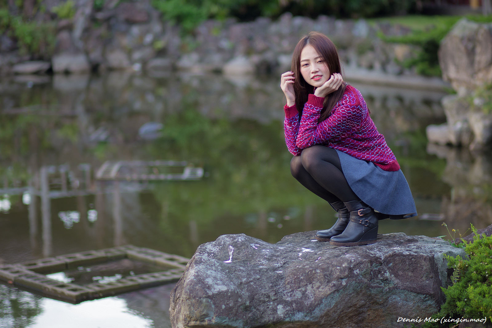 [台湾正妹] 思綺《雙溪公園(三套服装）》