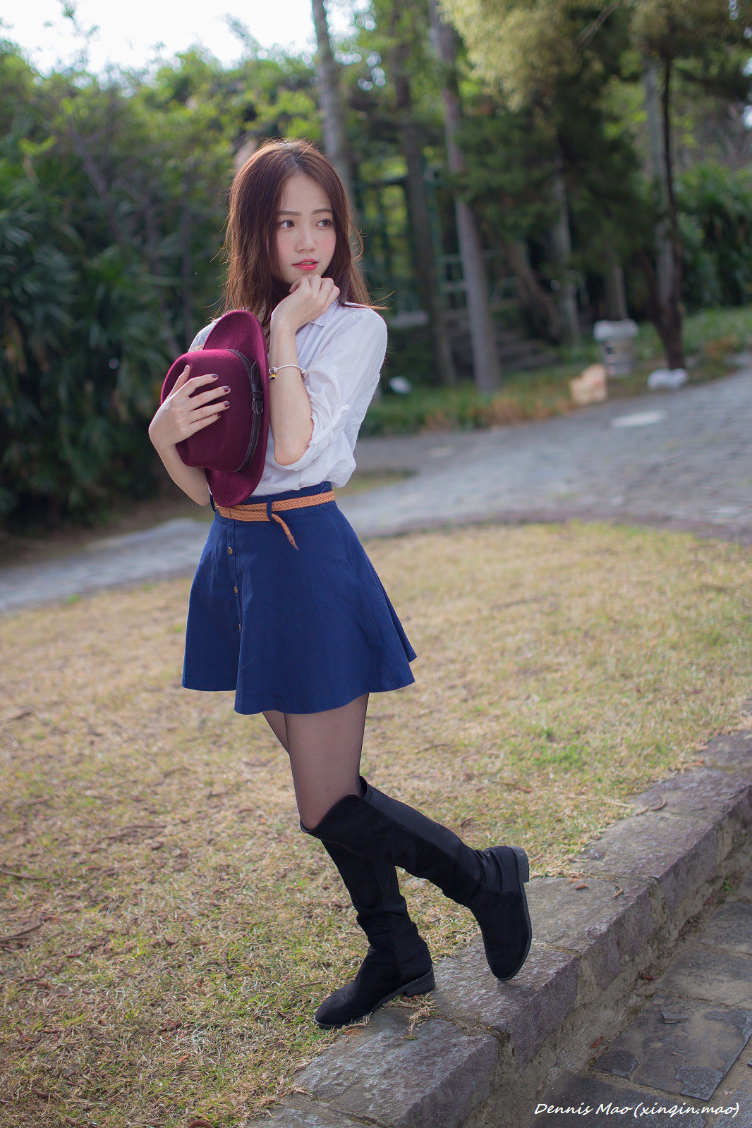 [台湾正妹] 思綺《雙溪公園(三套服装）》