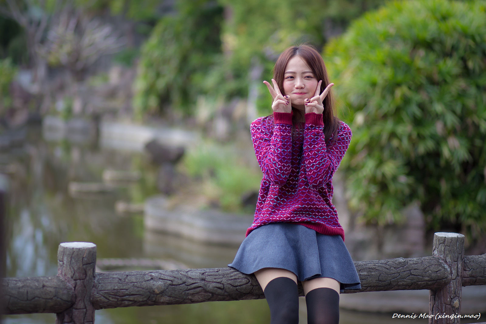 [台湾正妹] 思綺《雙溪公園(三套服装）》