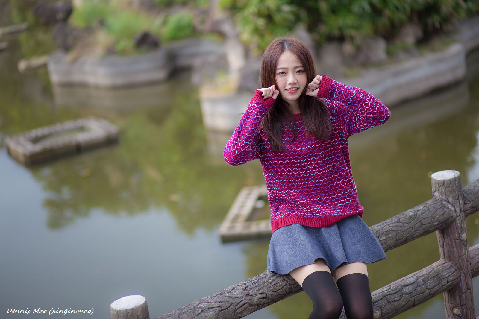 [台湾正妹] 思綺《雙溪公園(三套服装）》