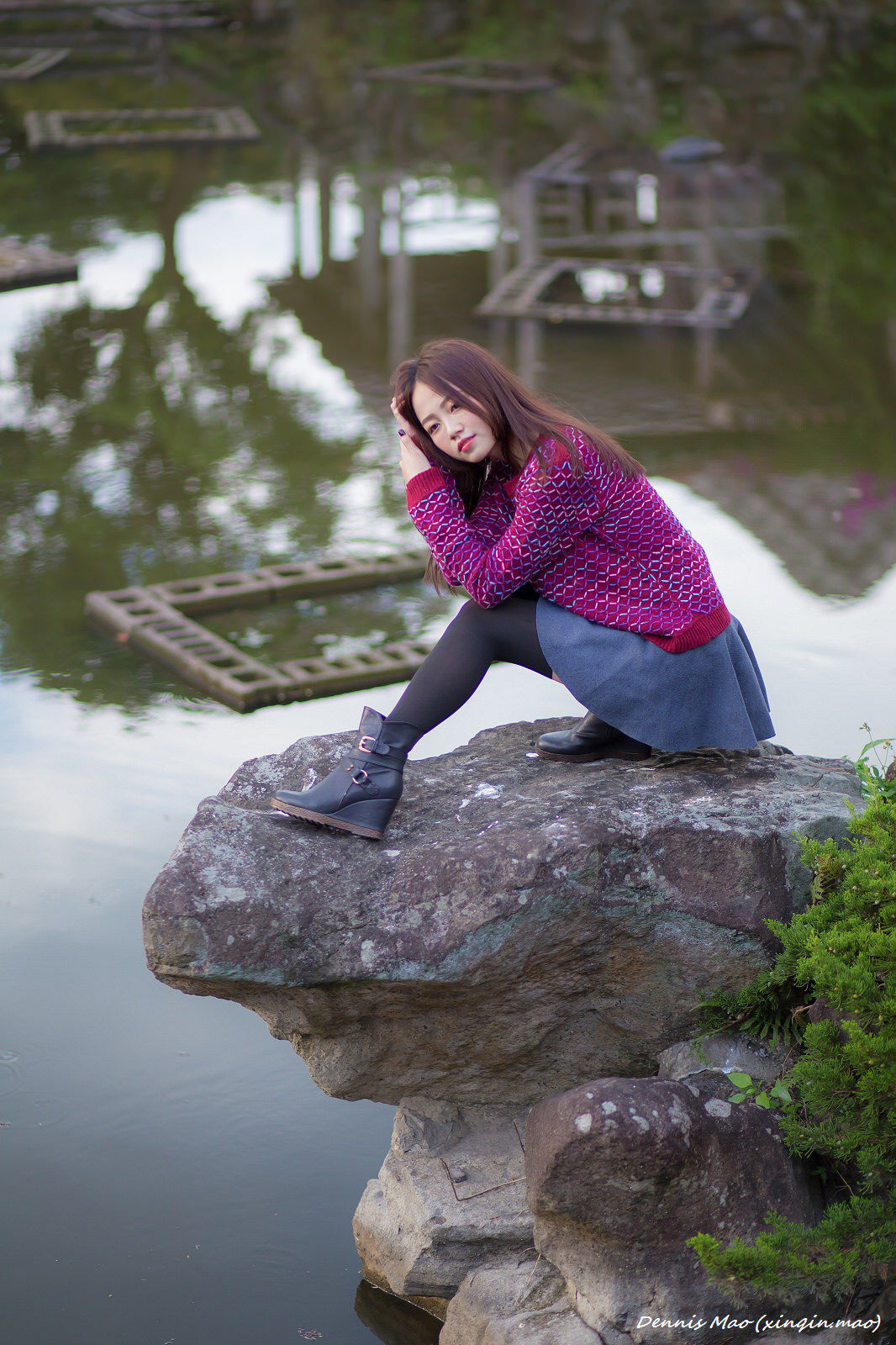 [台湾正妹] 思綺《雙溪公園(三套服装）》