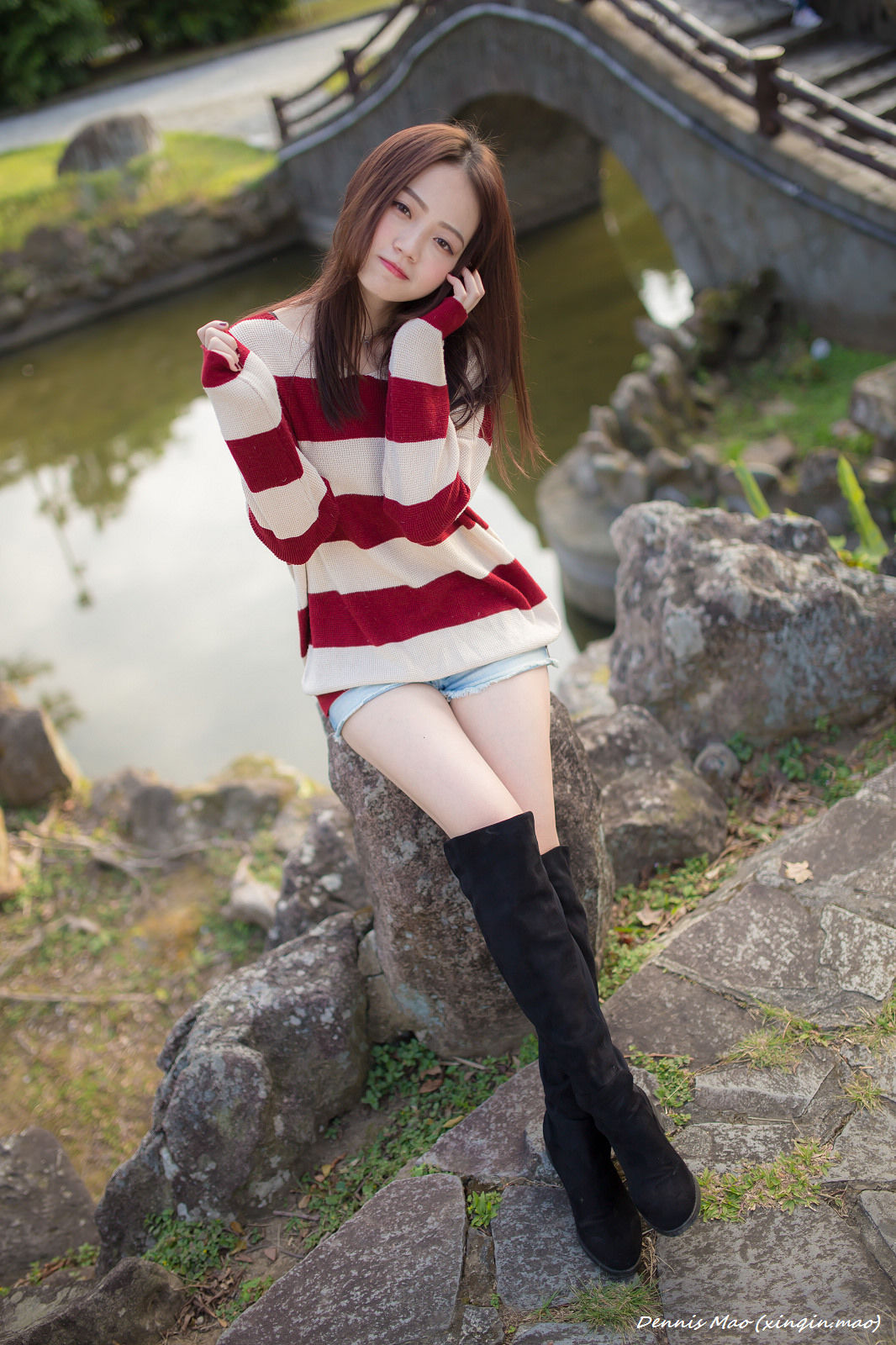 [台湾正妹] 思綺《雙溪公園(三套服装）》