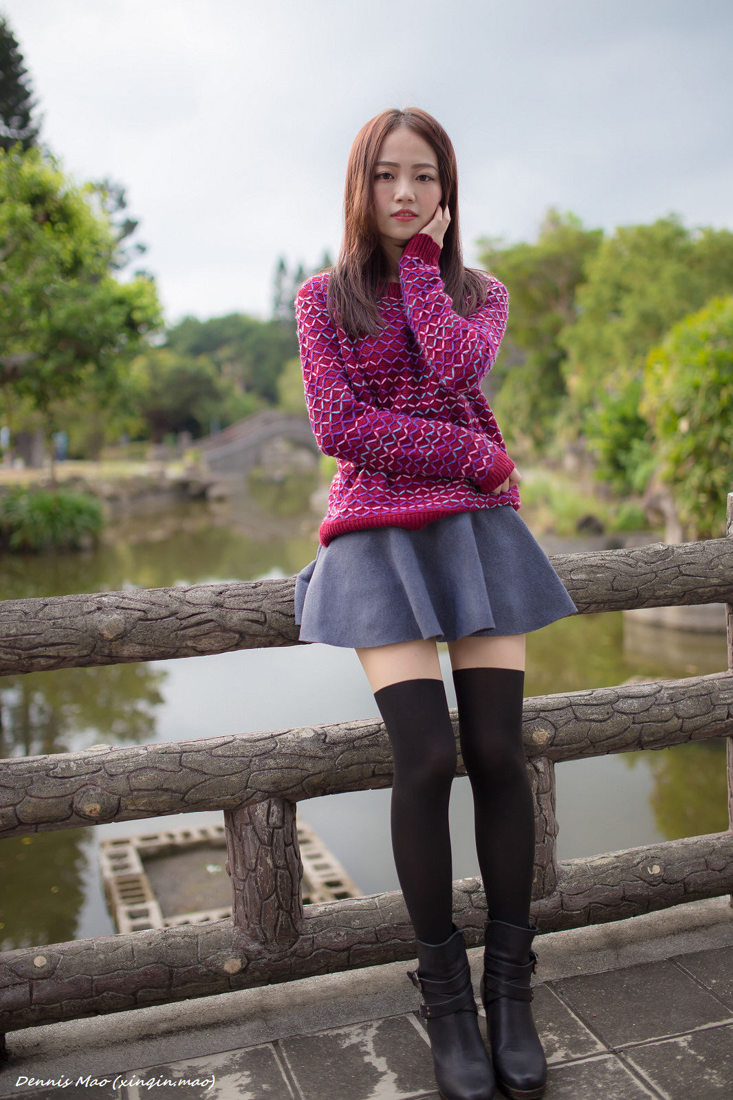 [台湾正妹] 思綺《雙溪公園(三套服装）》