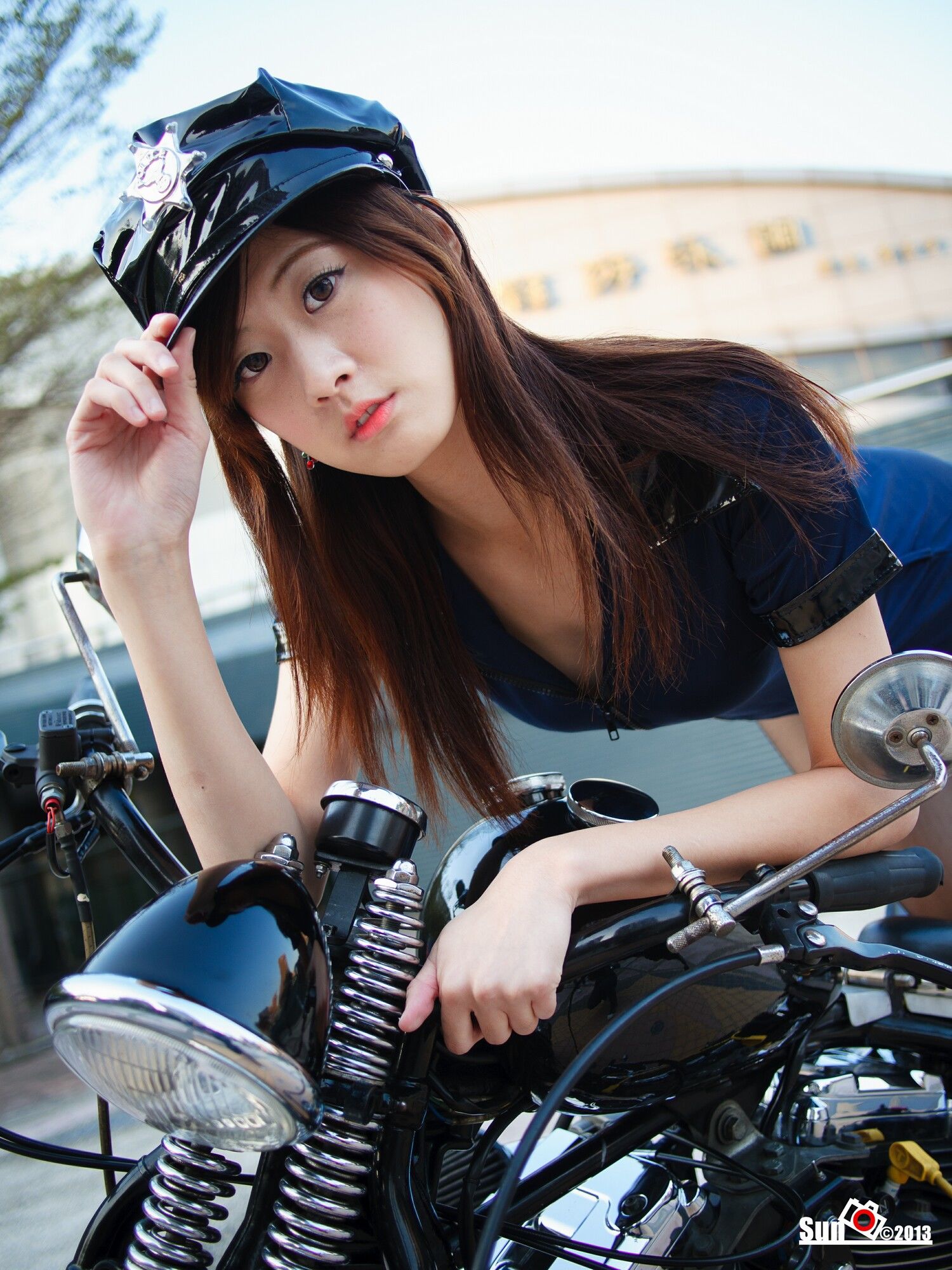 [台湾女神] 林茉晶 - 哈雷女警与空姐