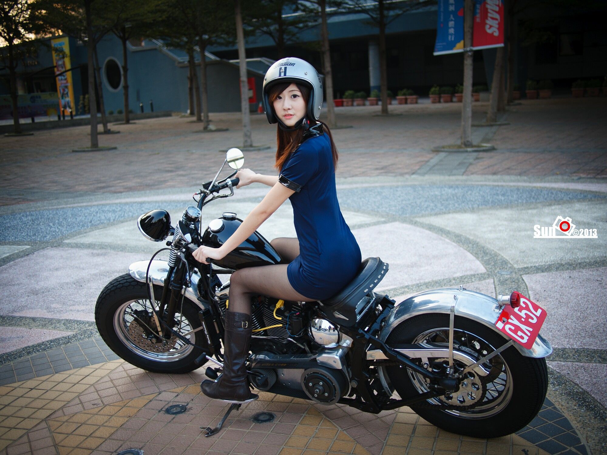 [台湾女神] 林茉晶 - 哈雷女警与空姐