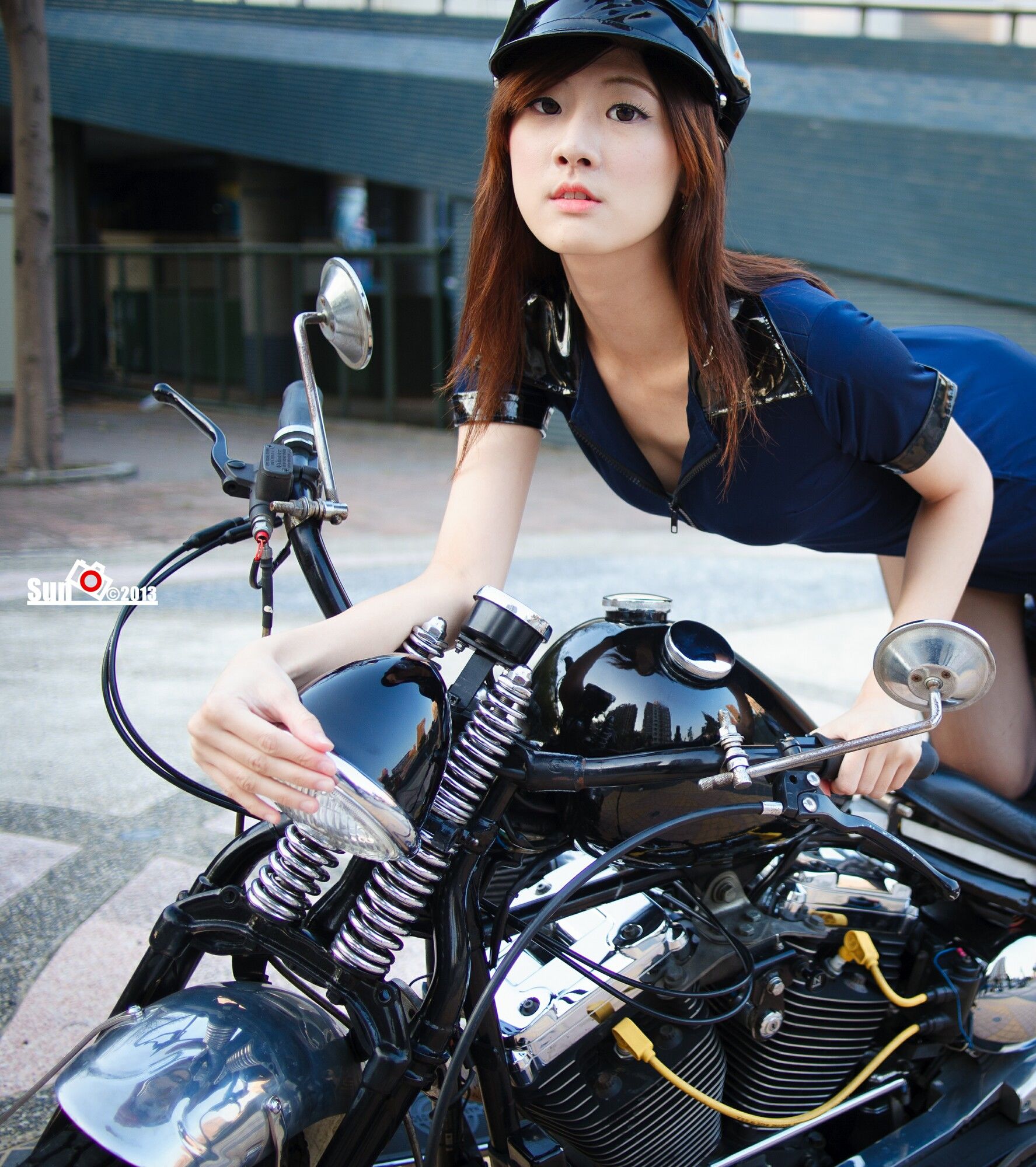 [台湾女神] 林茉晶 - 哈雷女警与空姐