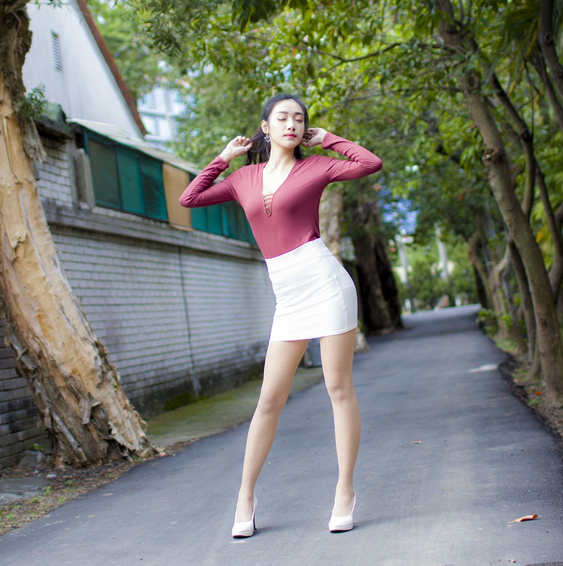 [台湾女神] 段璟乐《士林官阺時裝》