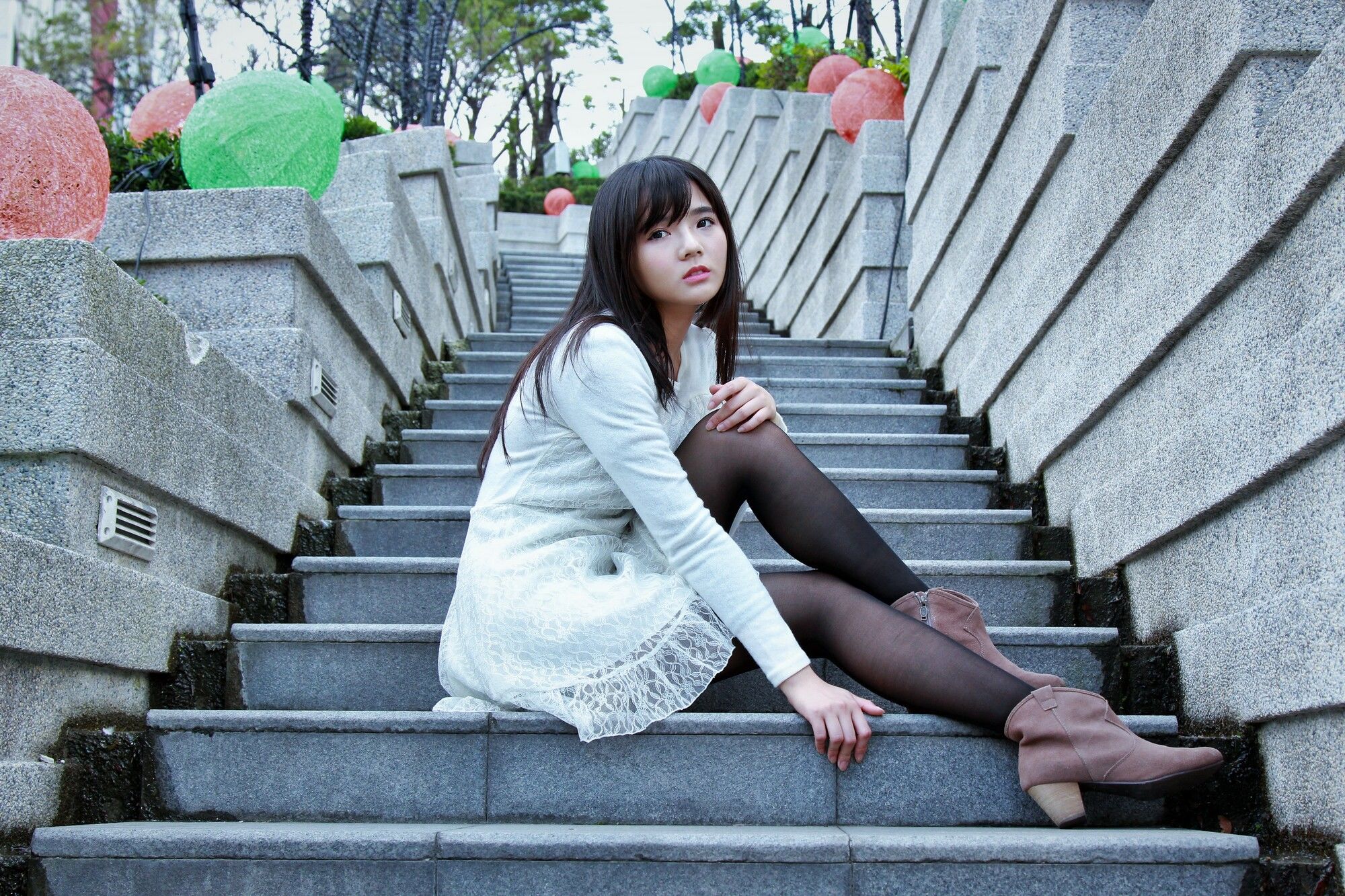 [台湾女神] 芋圓《信義區外拍》