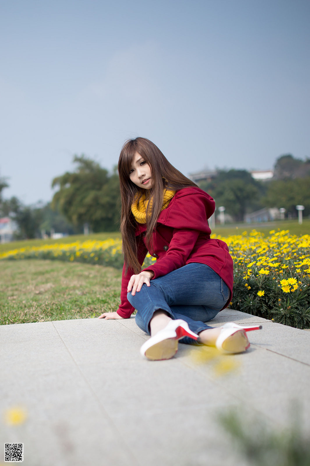 [台湾正妹] 张雅筑《台湾花博园区》
