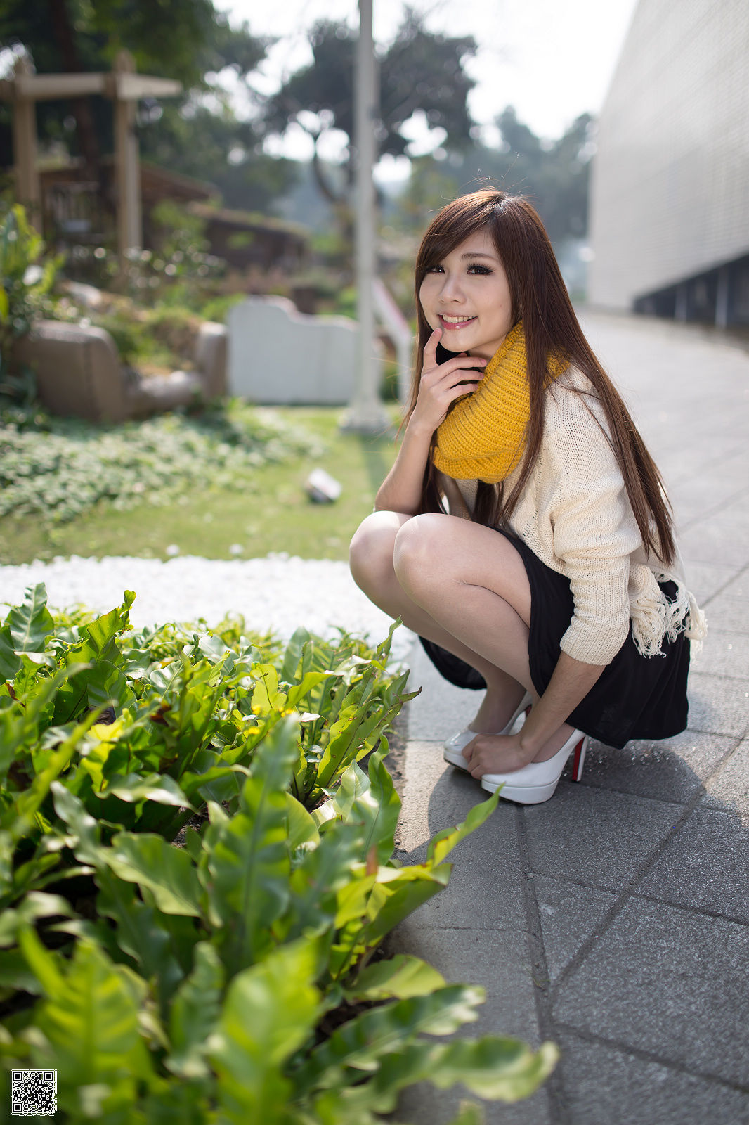 [台湾正妹] 张雅筑《台湾花博园区》